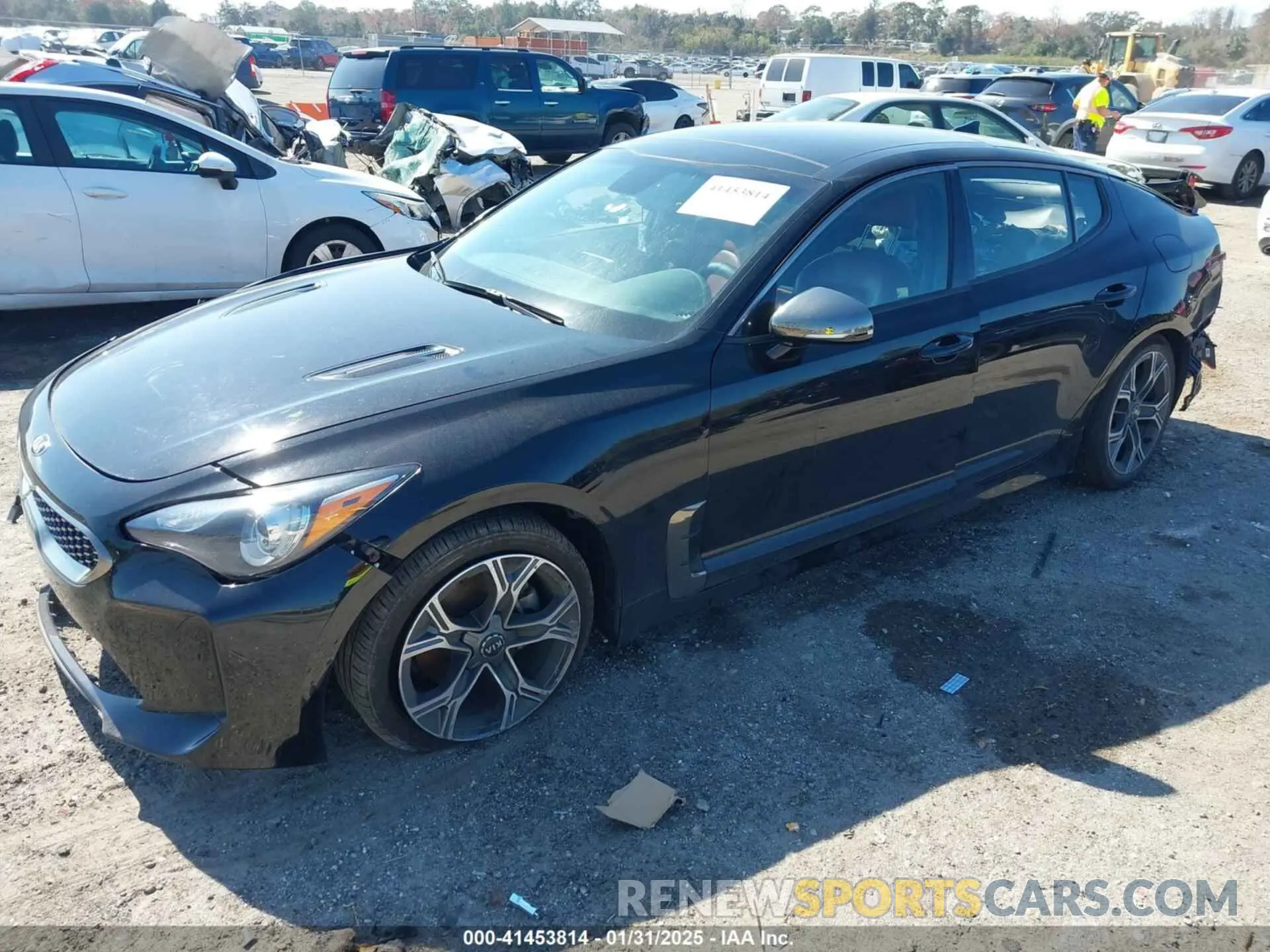 2 Photograph of a damaged car KNAE15LA9L6081454 KIA STINGER 2020
