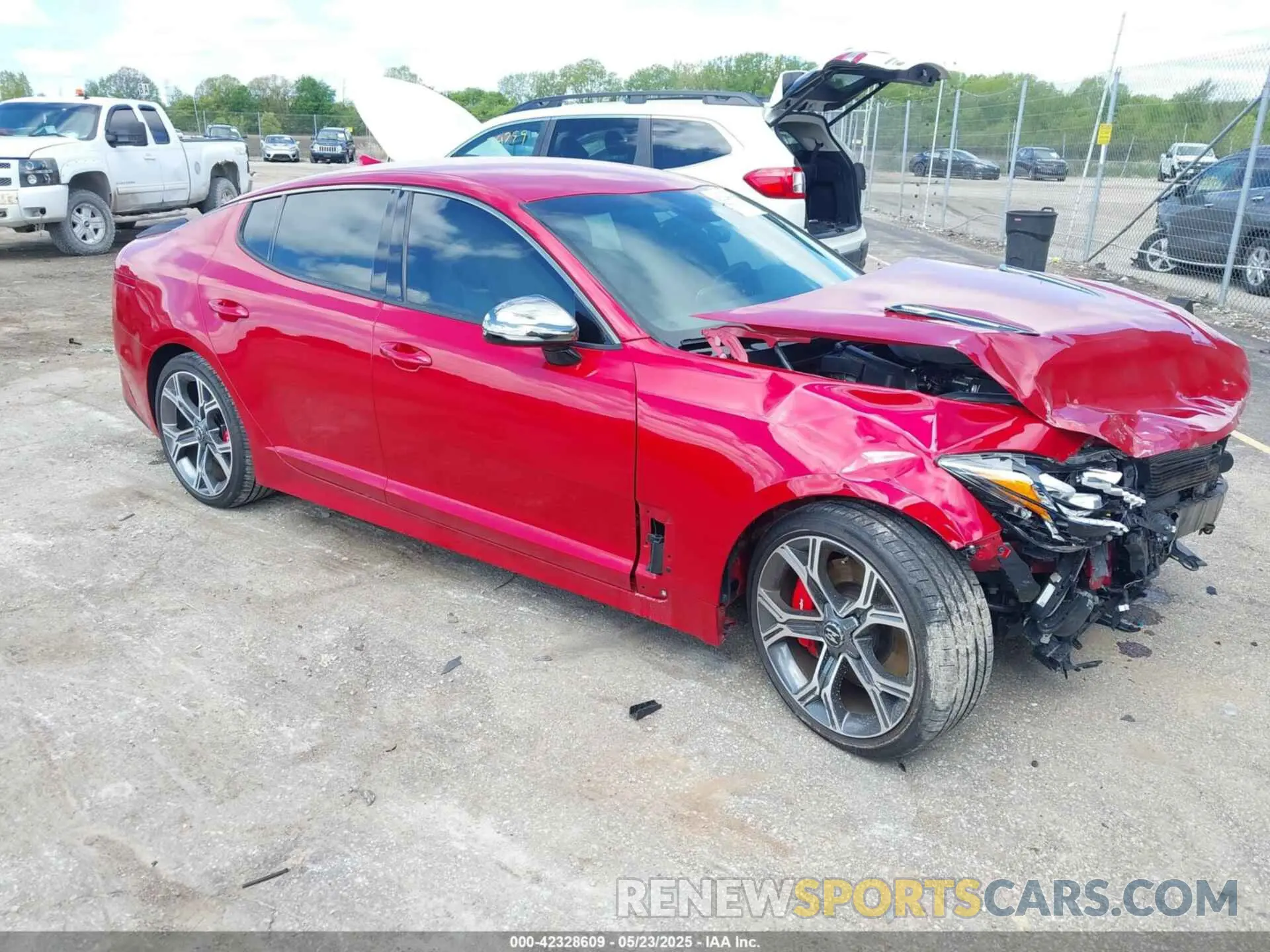 1 Фотография поврежденного автомобиля KNAE35LC0L6080320 KIA STINGER 2020