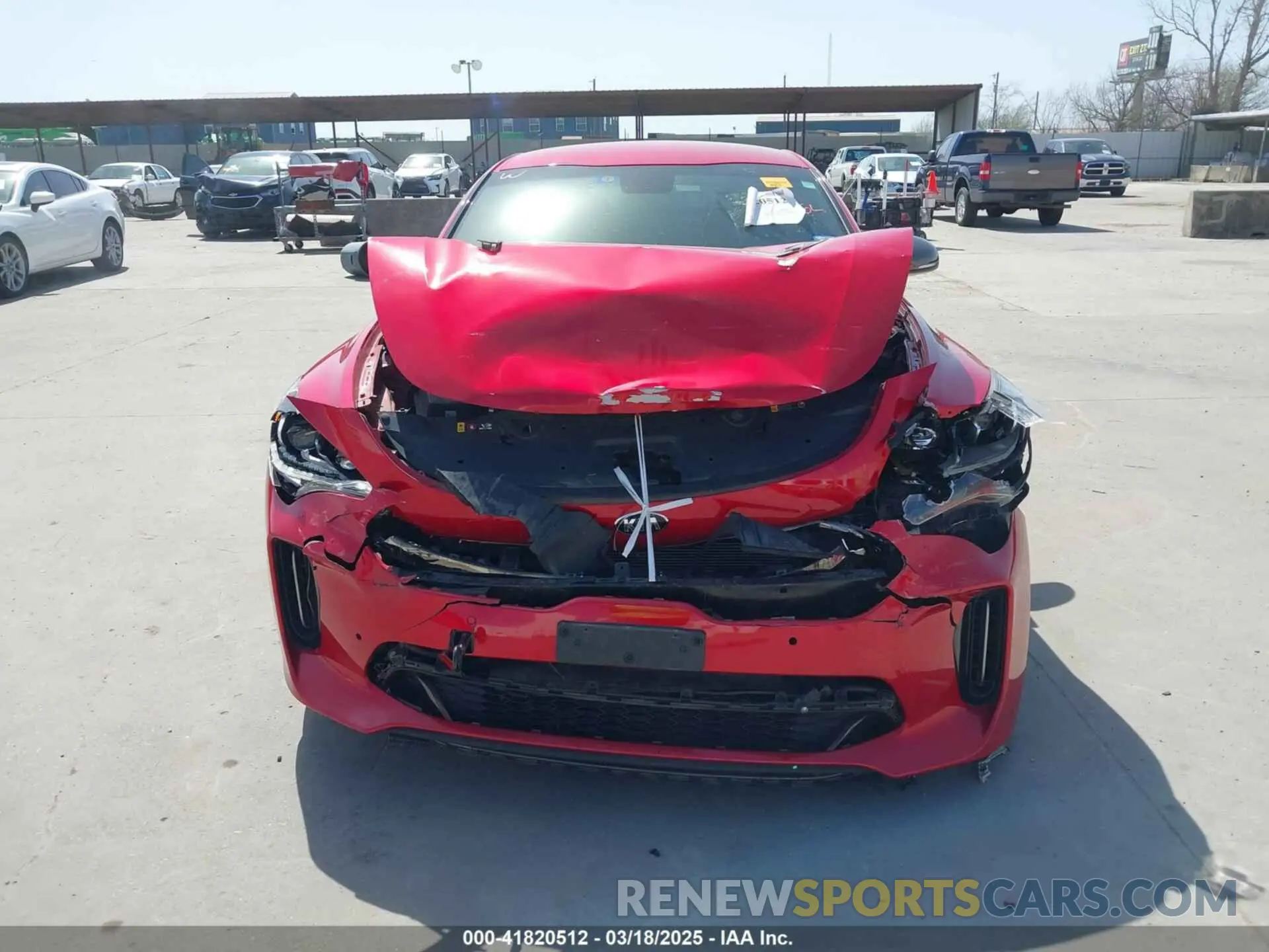 6 Photograph of a damaged car KNAE35LC4L6085147 KIA STINGER 2020