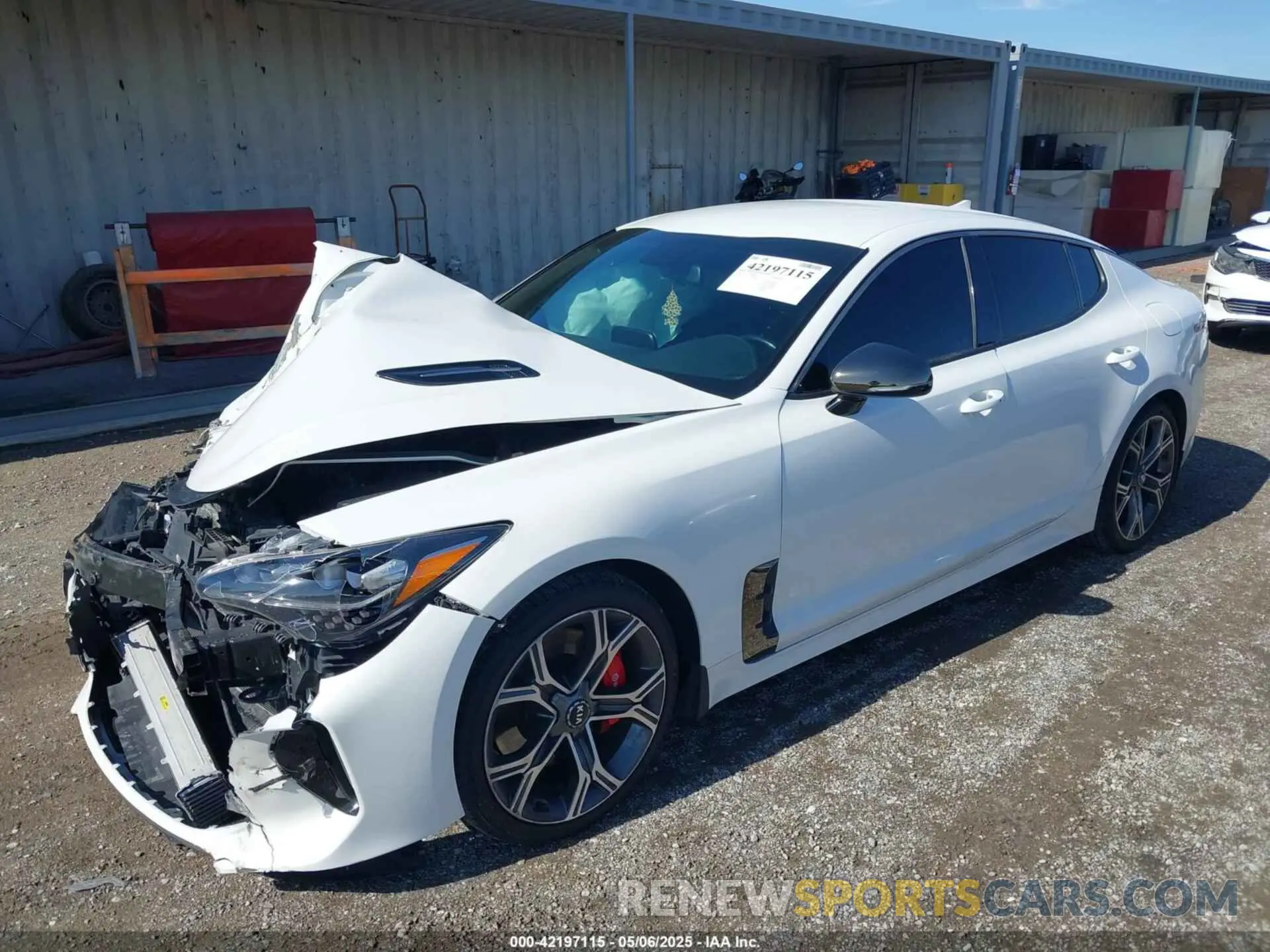 2 Photograph of a damaged car KNAE35LC5L6083083 KIA STINGER 2020