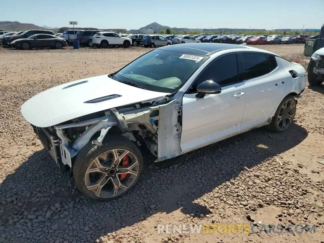 1 Photograph of a damaged car KNAE45LC2L6081904 KIA STINGER 2020