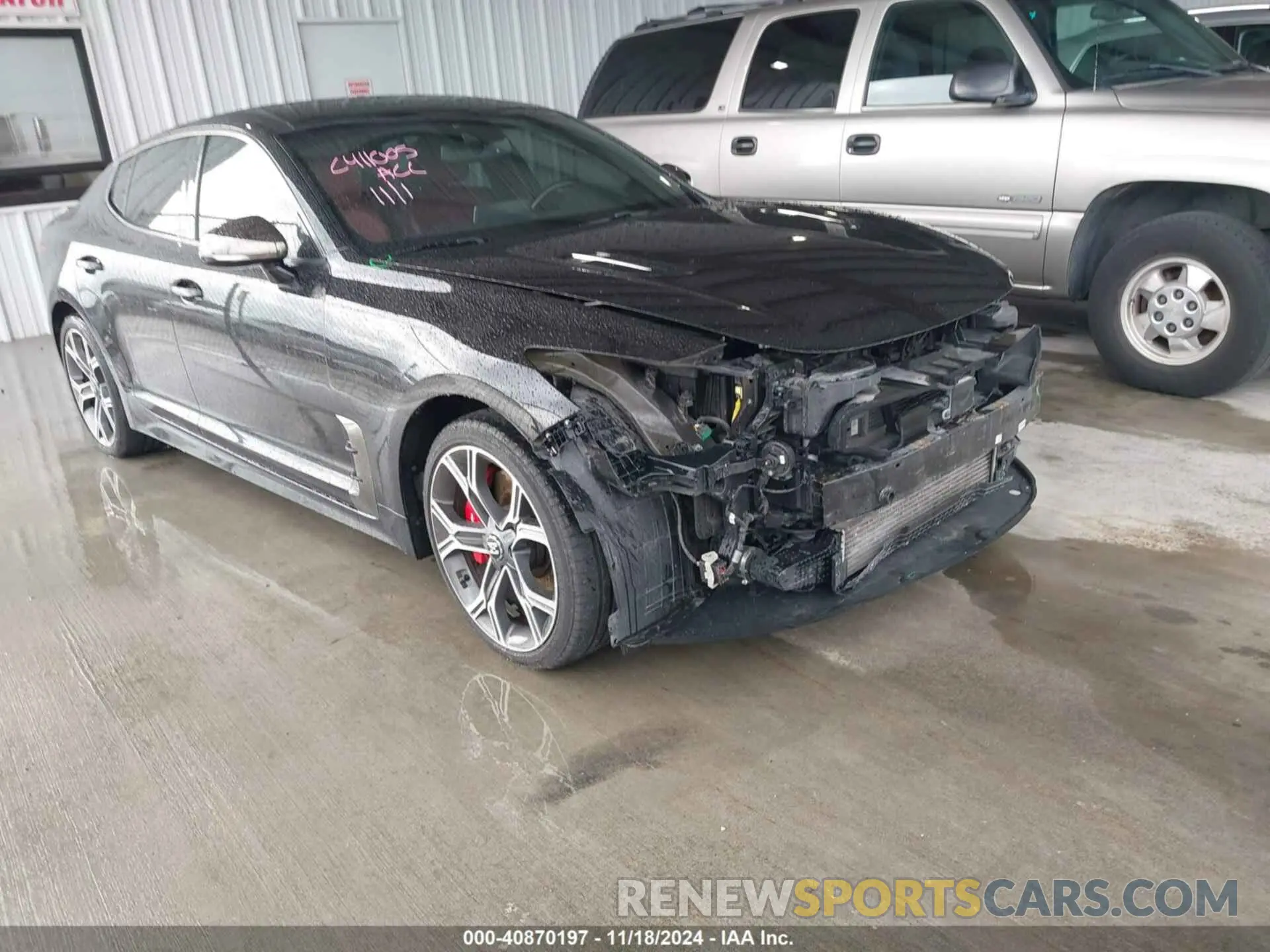 1 Photograph of a damaged car KNAE45LC5L6075904 KIA STINGER 2020