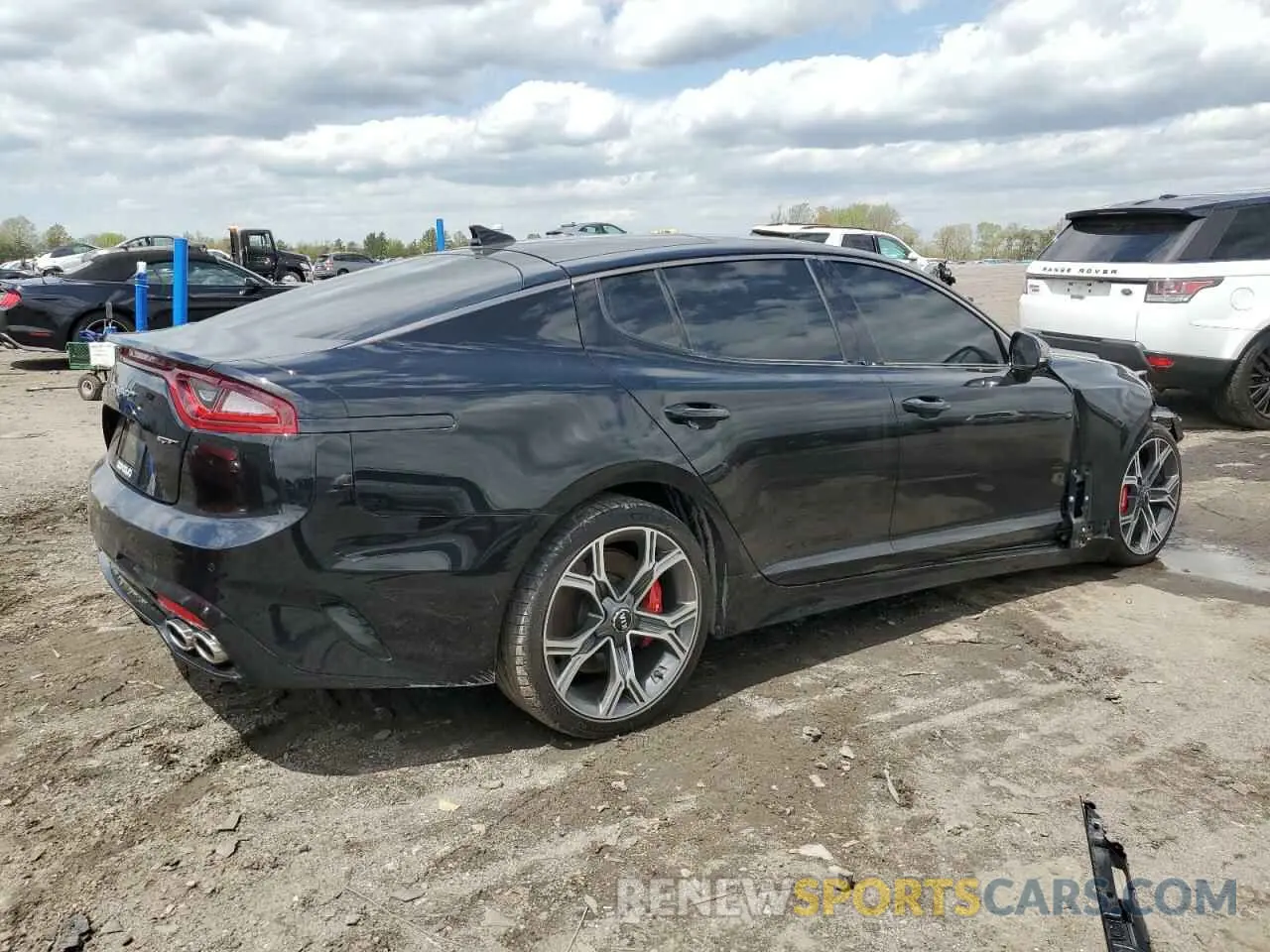 3 Photograph of a damaged car KNAE45LC8L6081602 KIA STINGER 2020