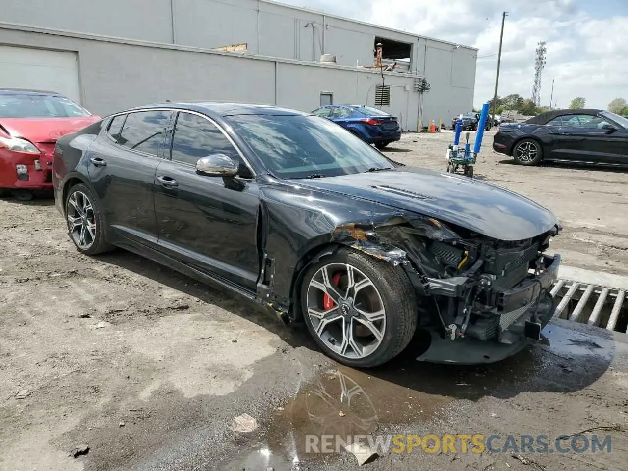 4 Photograph of a damaged car KNAE45LC8L6081602 KIA STINGER 2020