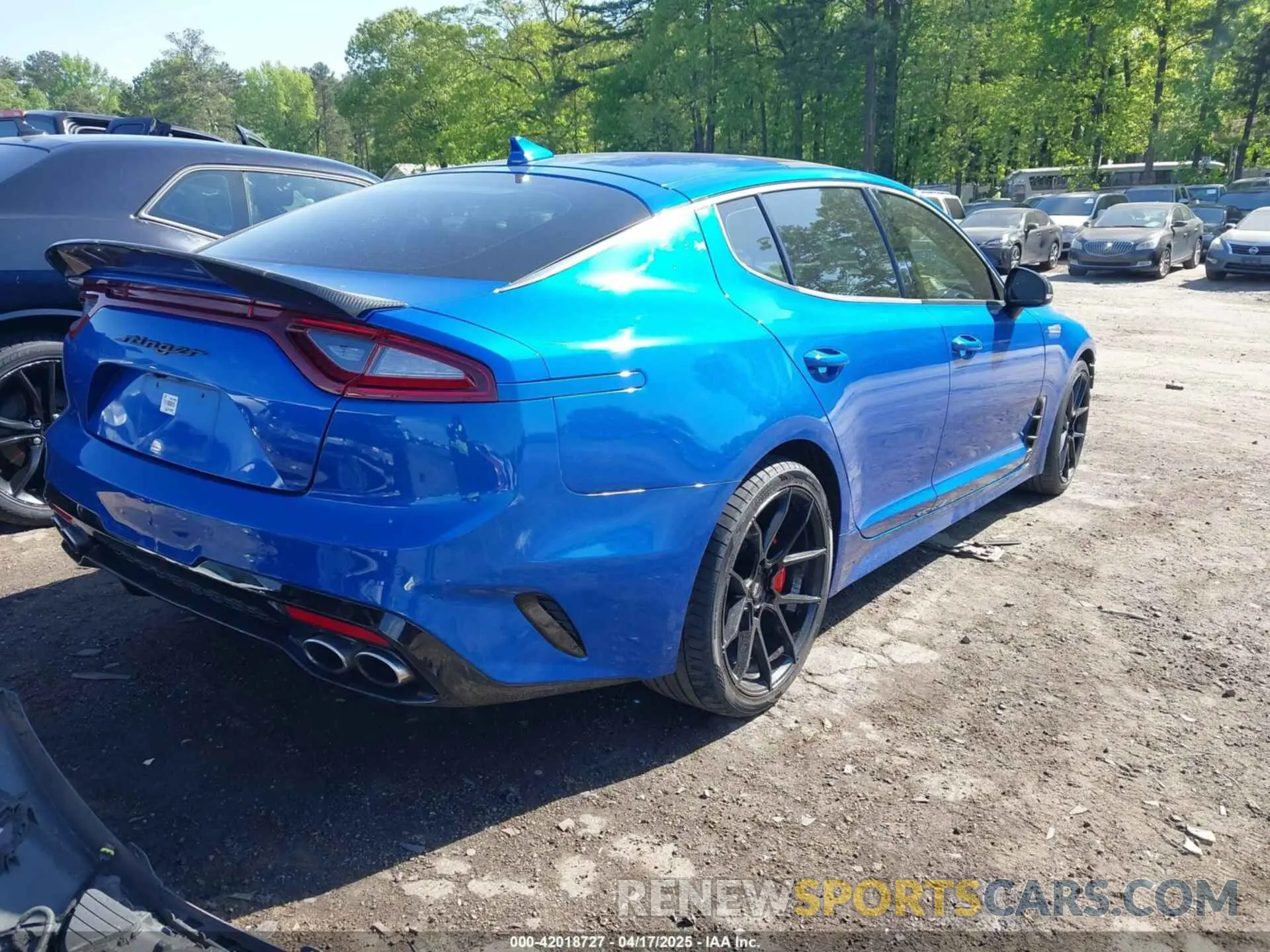 4 Фотография поврежденного автомобиля KNAE55LC5L6084695 KIA STINGER 2020