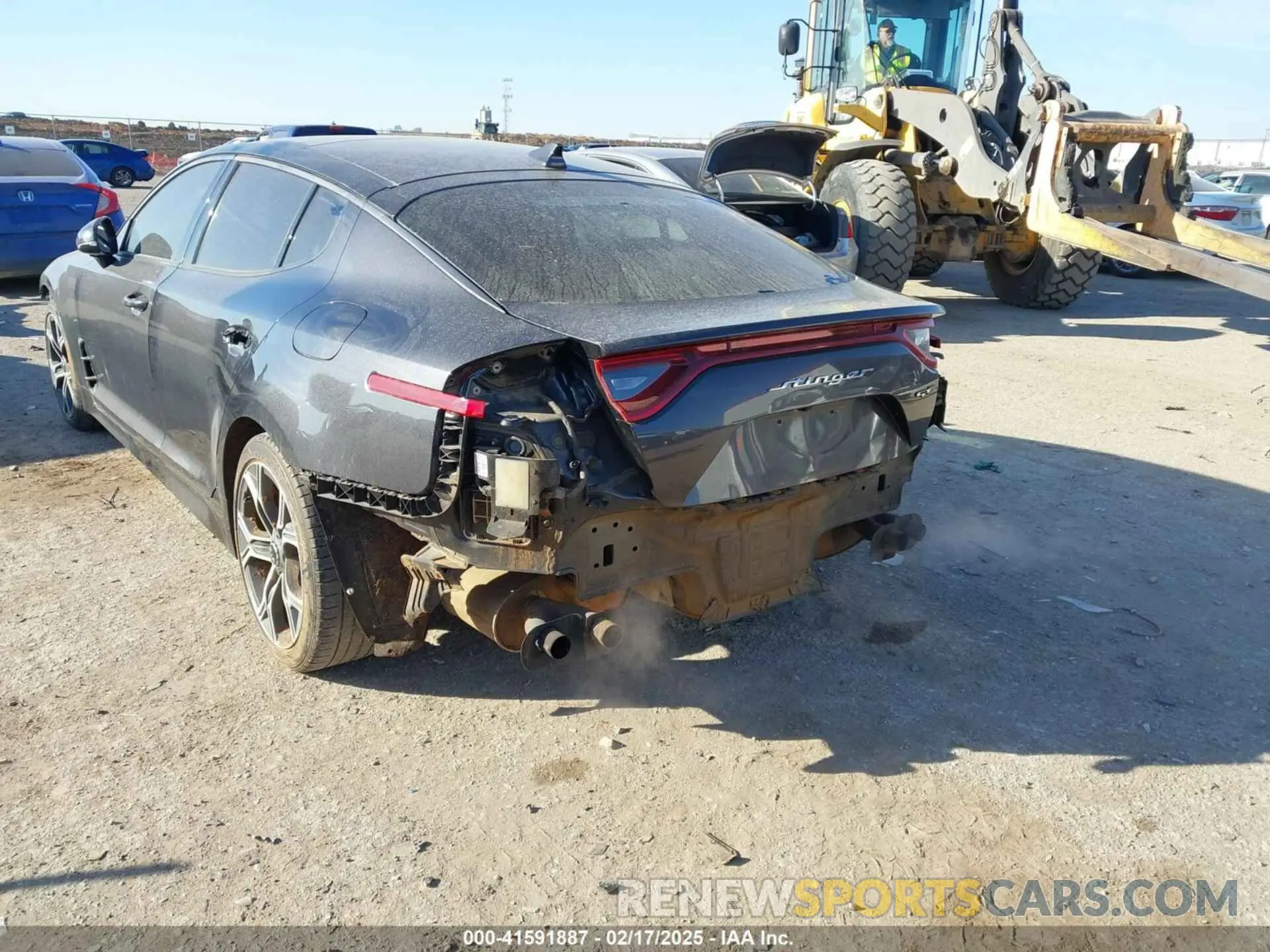 6 Photograph of a damaged car KNAE15LA3M6088482 KIA STINGER 2021