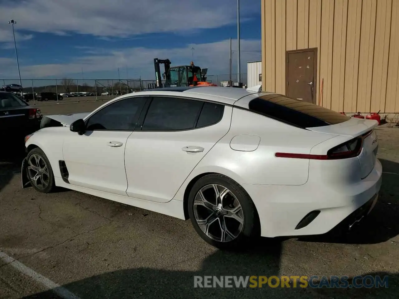 2 Photograph of a damaged car KNAE15LA3M6098185 KIA STINGER 2021
