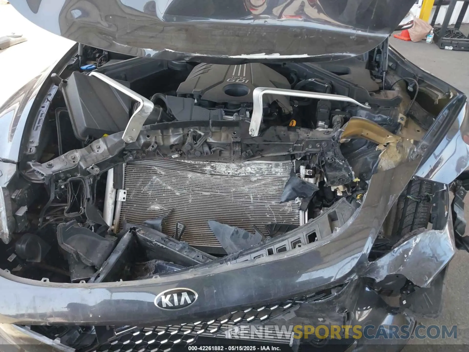 10 Photograph of a damaged car KNAE15LA8M6089725 KIA STINGER 2021