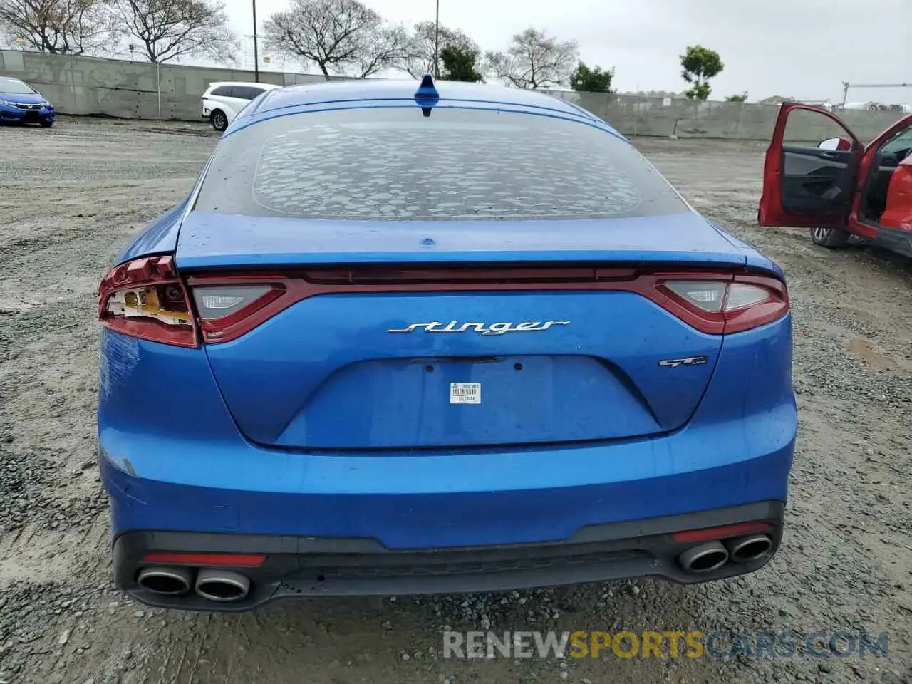 6 Фотография поврежденного автомобиля KNAE15LA8M6098246 KIA STINGER 2021