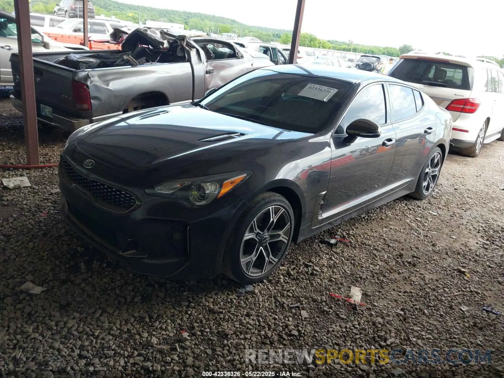 2 Photograph of a damaged car KNAE15LA9M6089328 KIA STINGER 2021