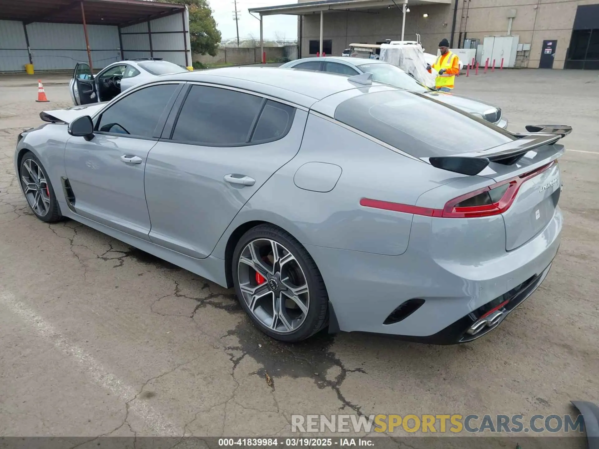 3 Photograph of a damaged car KNAE35LC6M6093087 KIA STINGER 2021