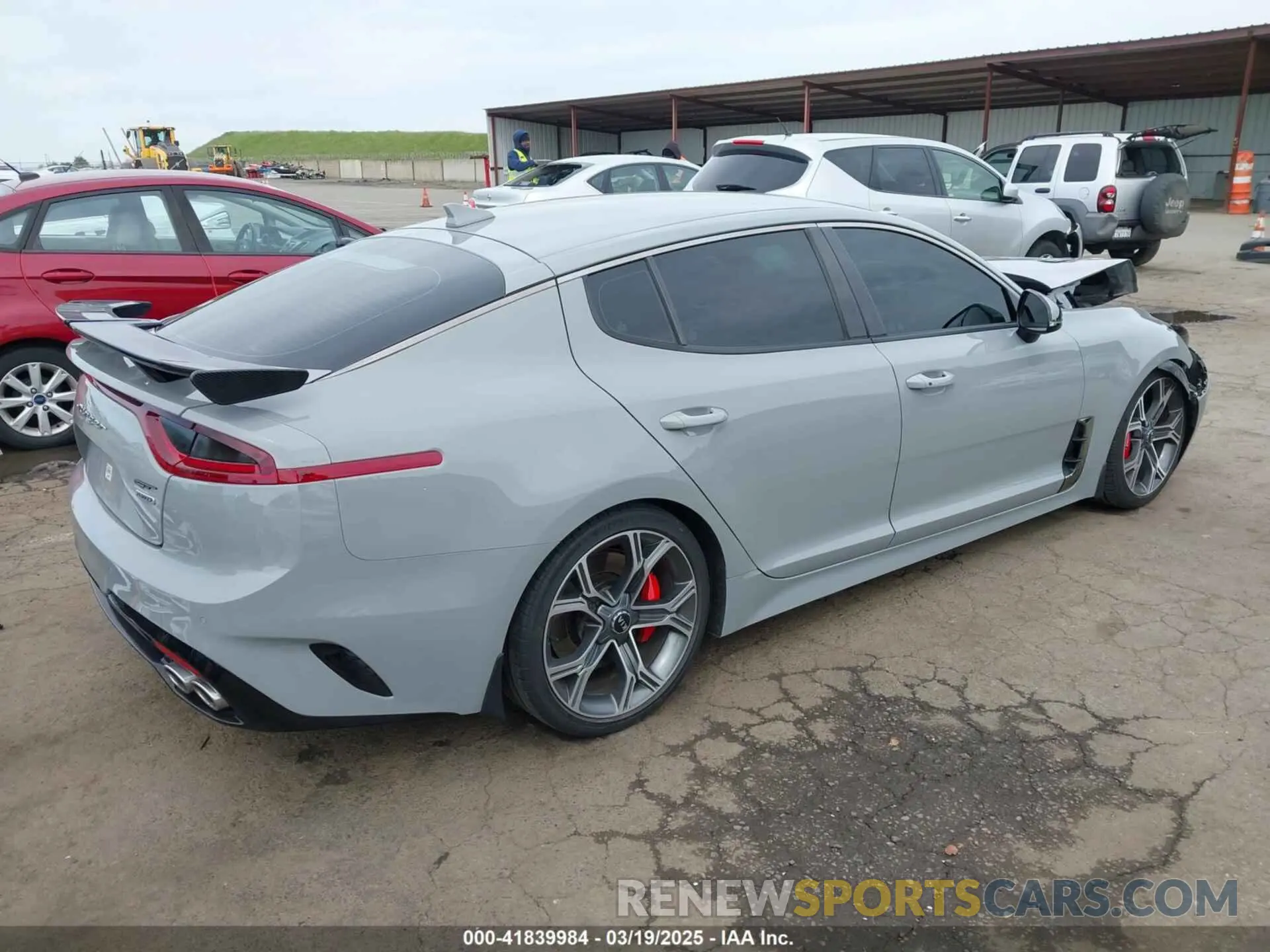 4 Photograph of a damaged car KNAE35LC6M6093087 KIA STINGER 2021