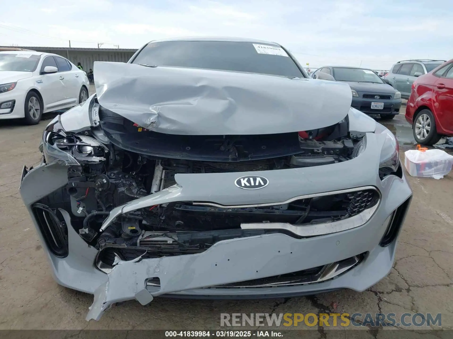 6 Photograph of a damaged car KNAE35LC6M6093087 KIA STINGER 2021