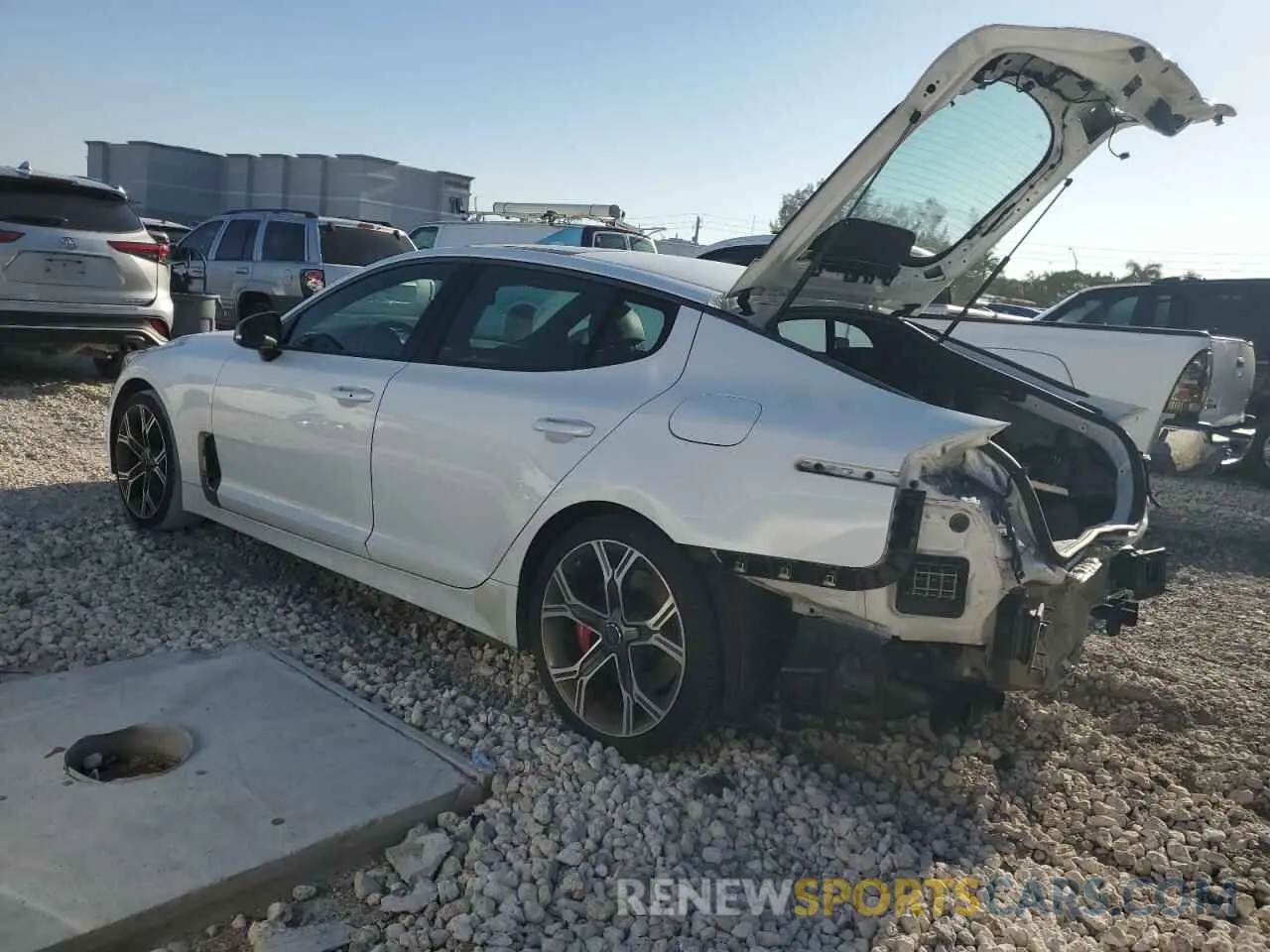 2 Photograph of a damaged car KNAE45LC6M6087917 KIA STINGER 2021