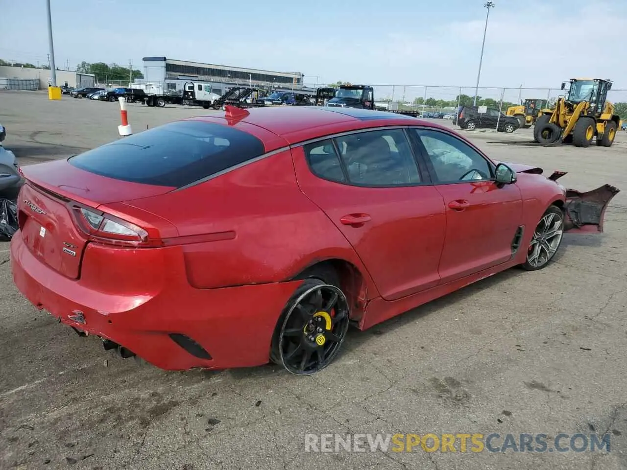 3 Photograph of a damaged car KNAE45LC6M6089943 KIA STINGER 2021