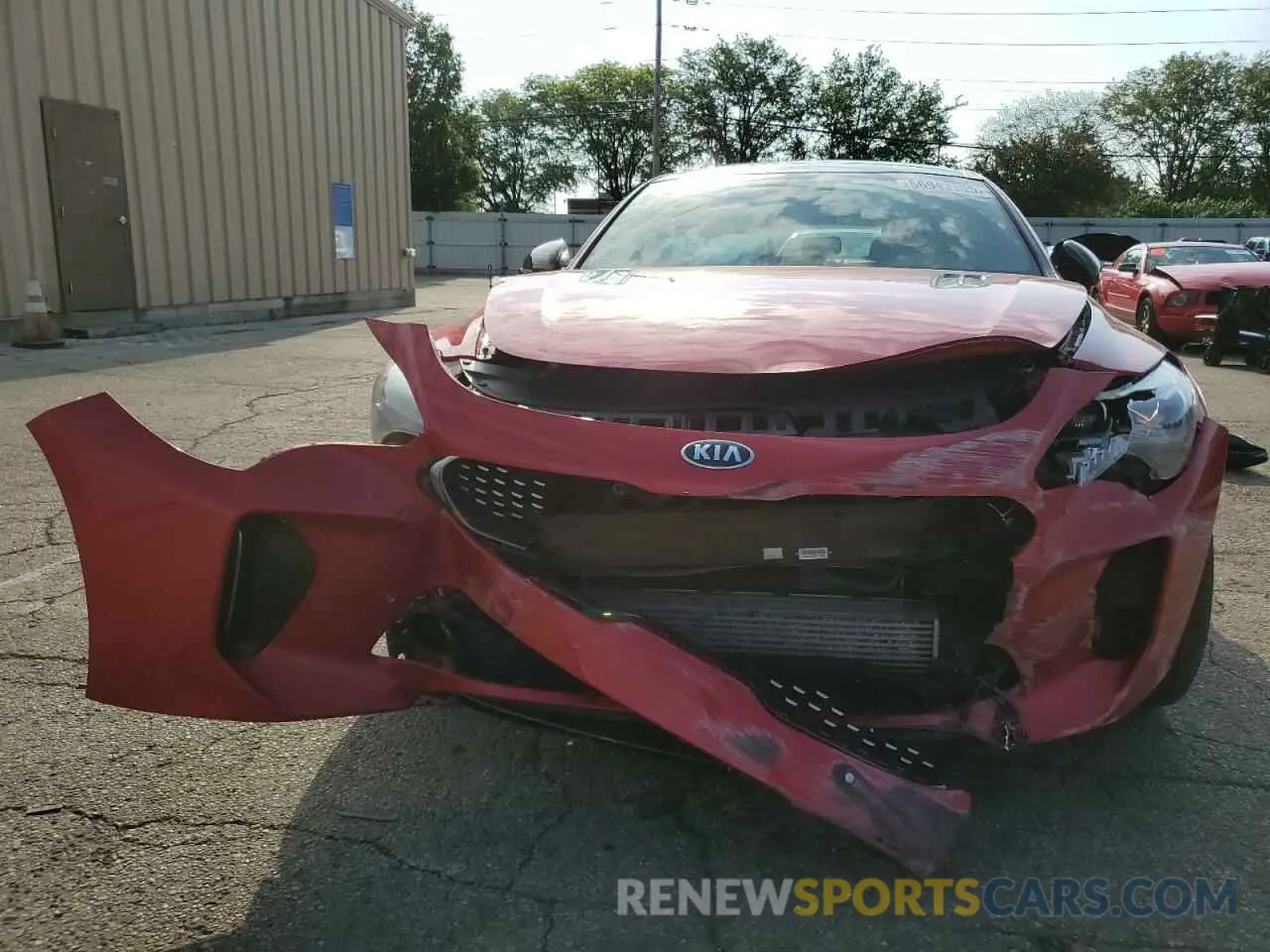 5 Photograph of a damaged car KNAE45LC6M6089943 KIA STINGER 2021