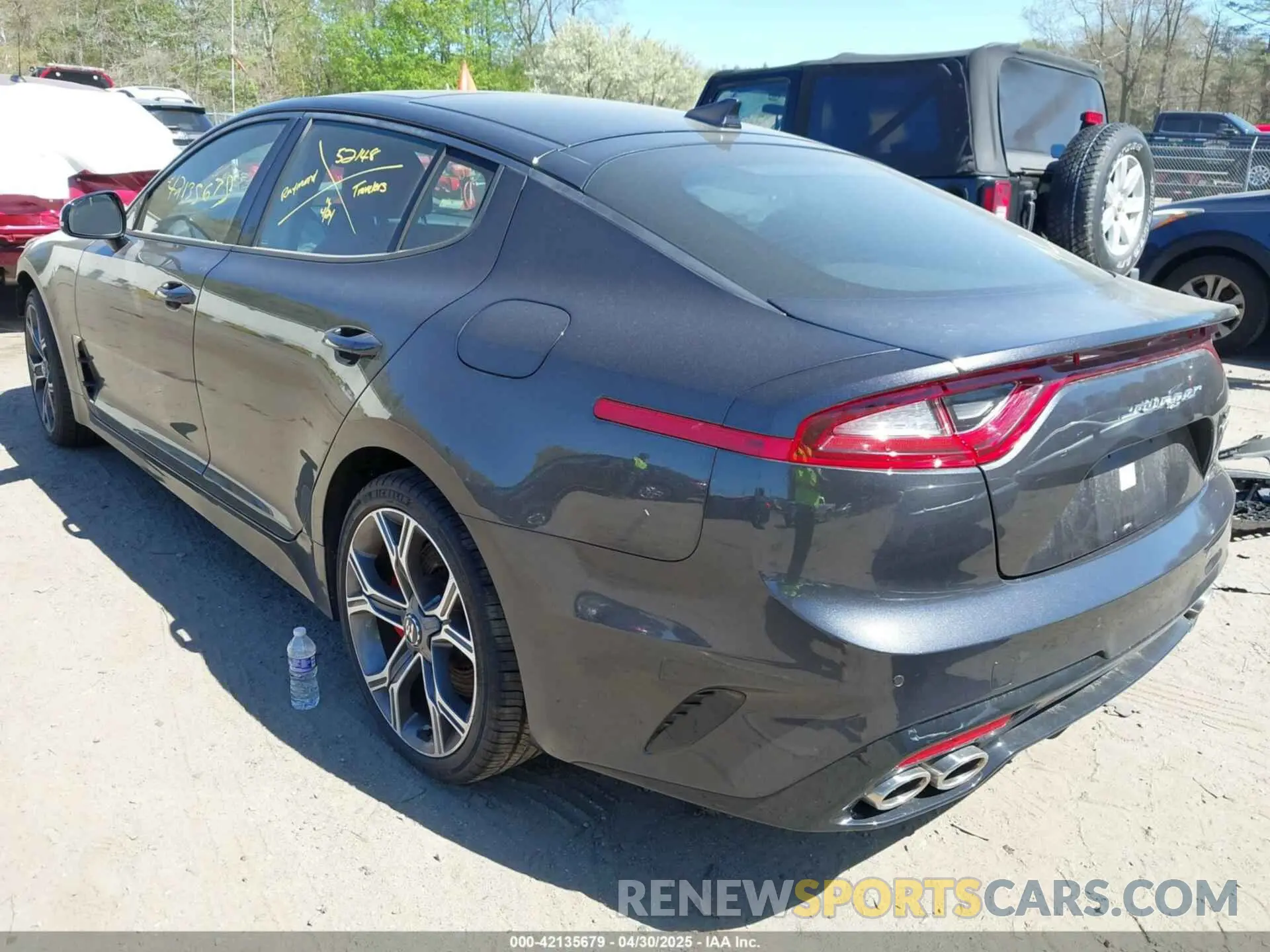 3 Фотография поврежденного автомобиля KNAE45LC8M6091760 KIA STINGER 2021