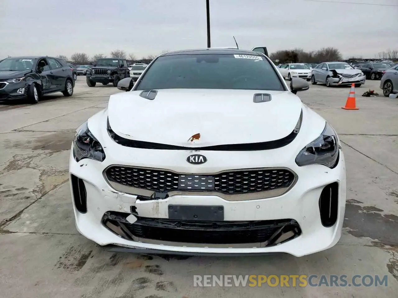 5 Photograph of a damaged car KNAE45LCXM6089959 KIA STINGER 2021