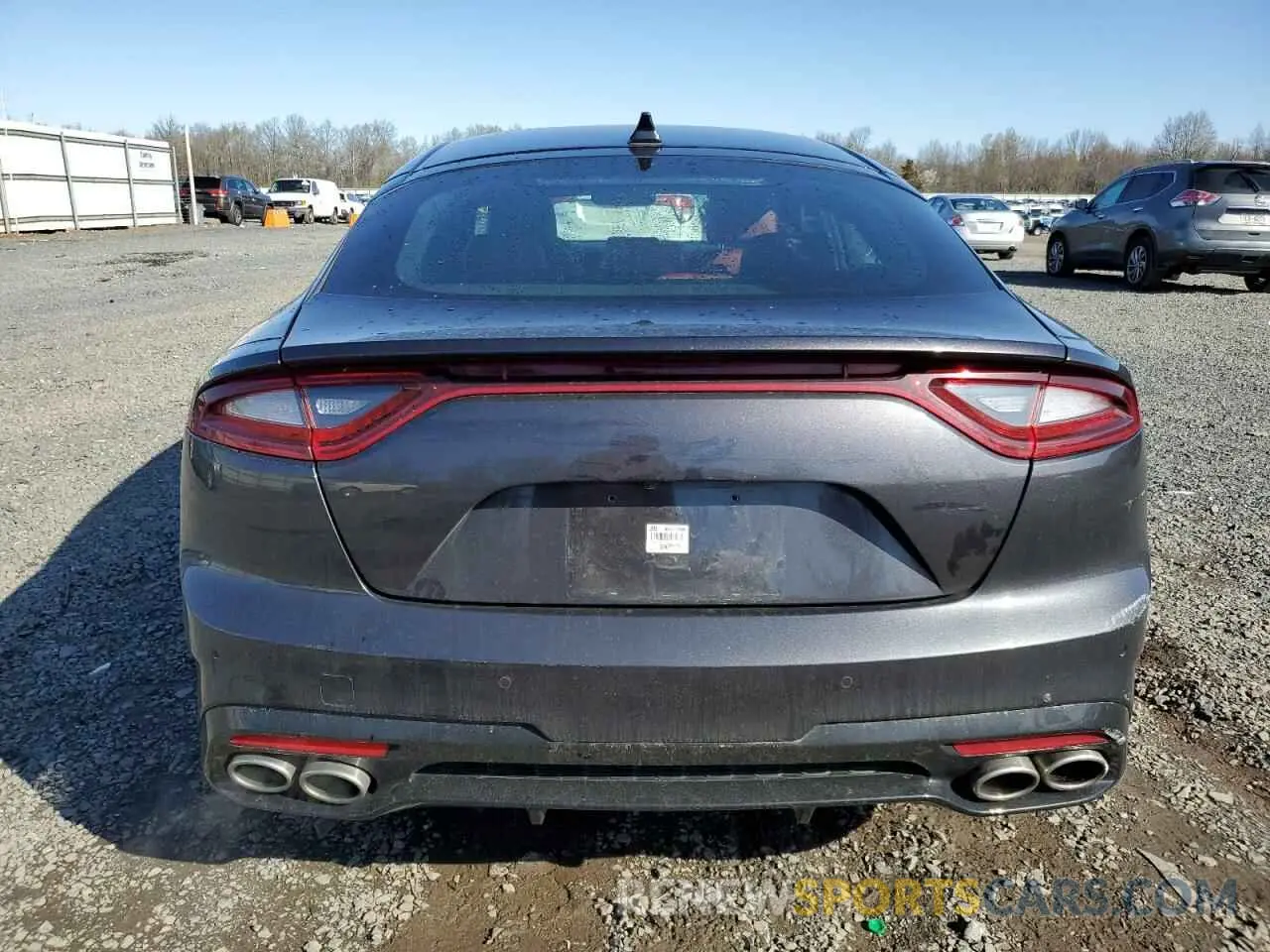 6 Фотография поврежденного автомобиля KNAE45LCXM6090240 KIA STINGER 2021