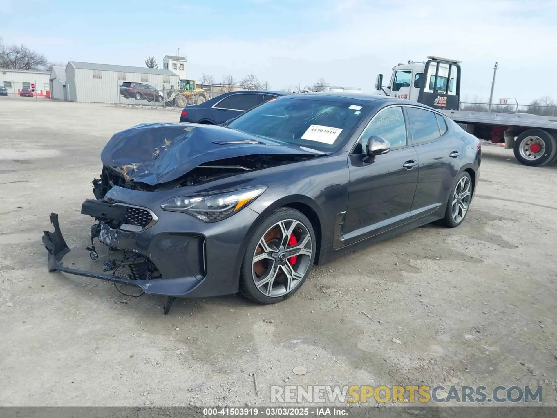 2 Фотография поврежденного автомобиля KNAE55LC0M6088347 KIA STINGER 2021