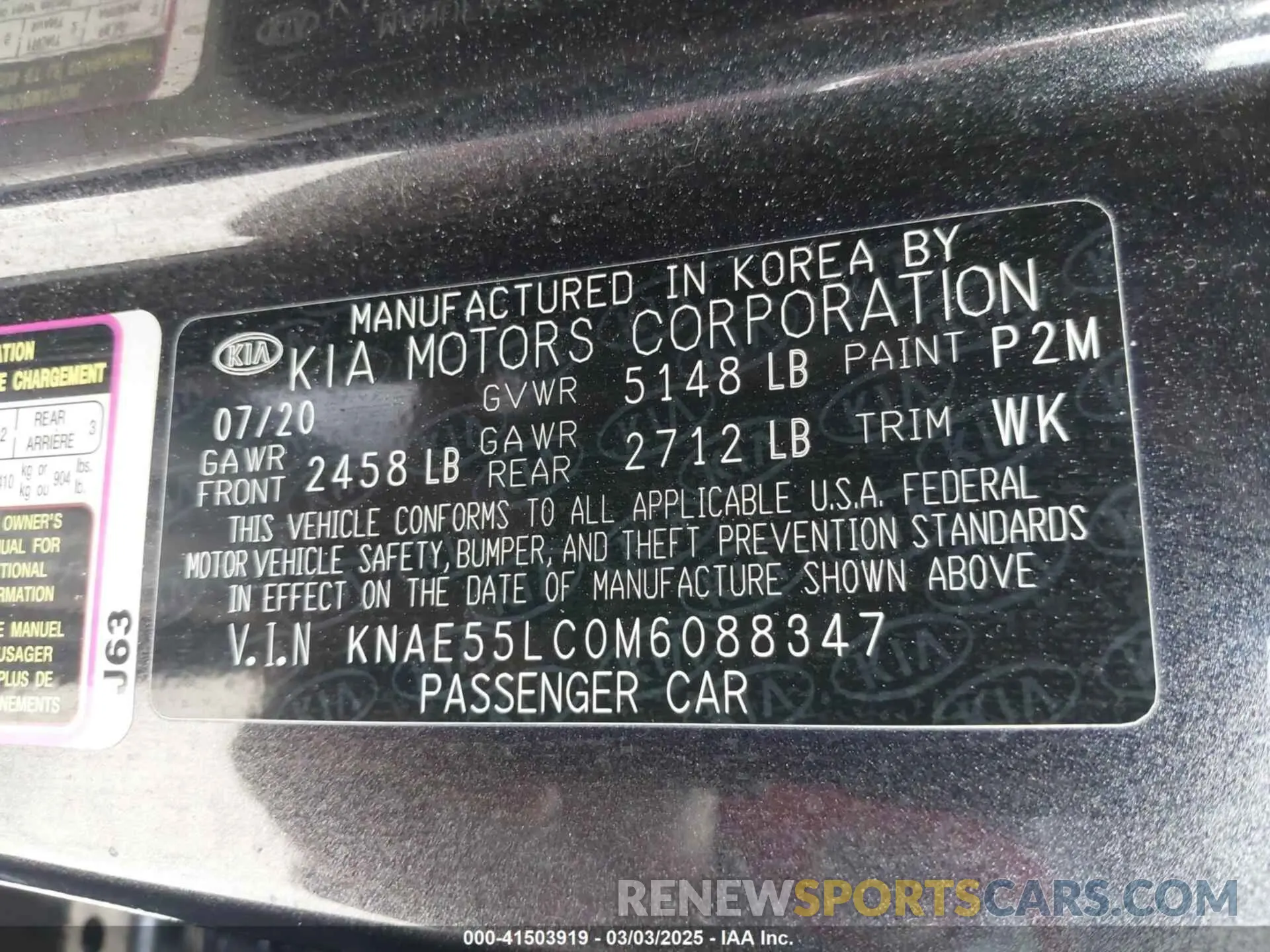 9 Фотография поврежденного автомобиля KNAE55LC0M6088347 KIA STINGER 2021