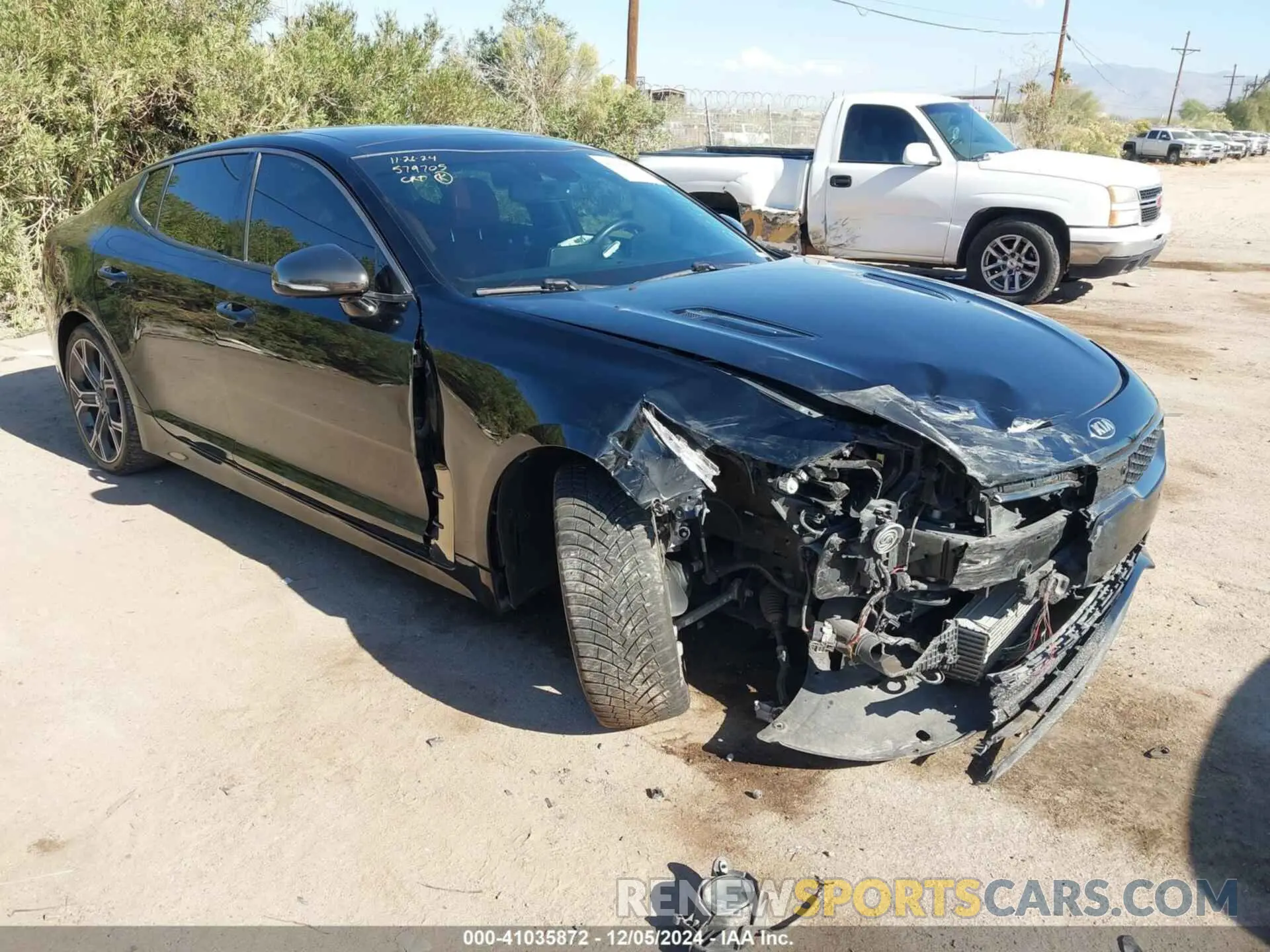 1 Photograph of a damaged car KNAE55LC3M6089699 KIA STINGER 2021