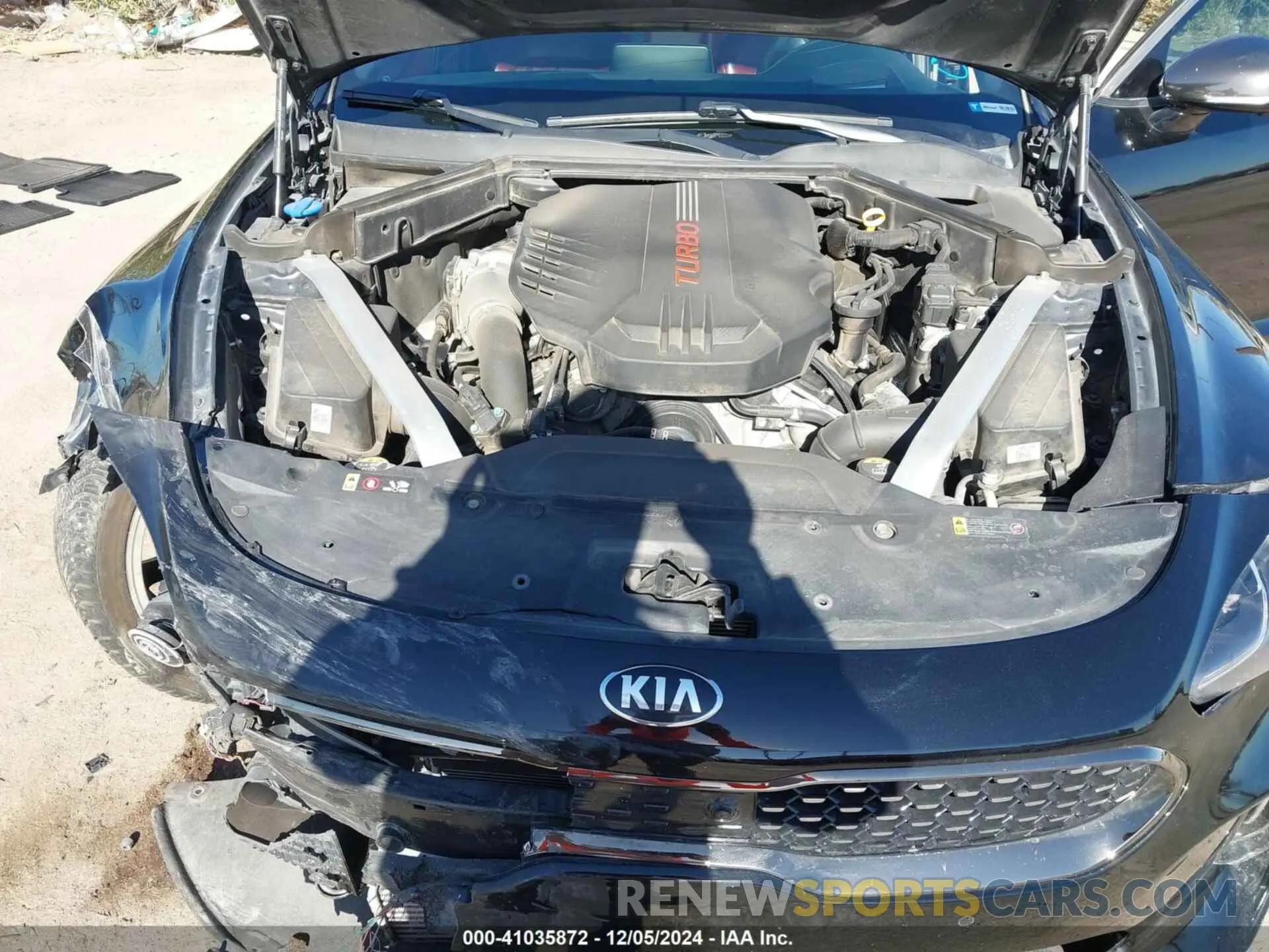 10 Photograph of a damaged car KNAE55LC3M6089699 KIA STINGER 2021