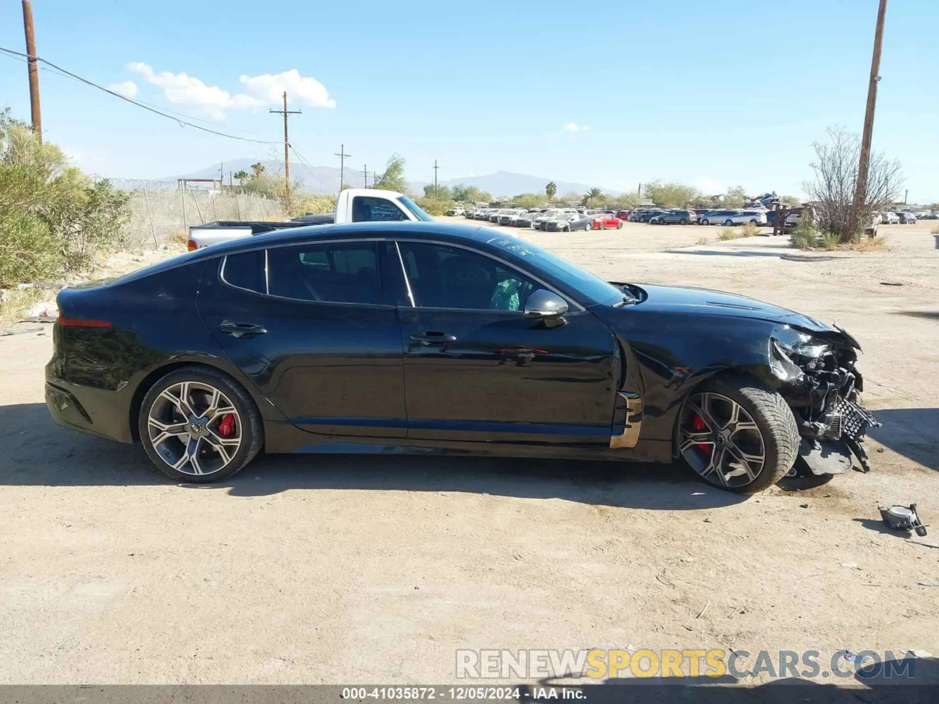 13 Photograph of a damaged car KNAE55LC3M6089699 KIA STINGER 2021
