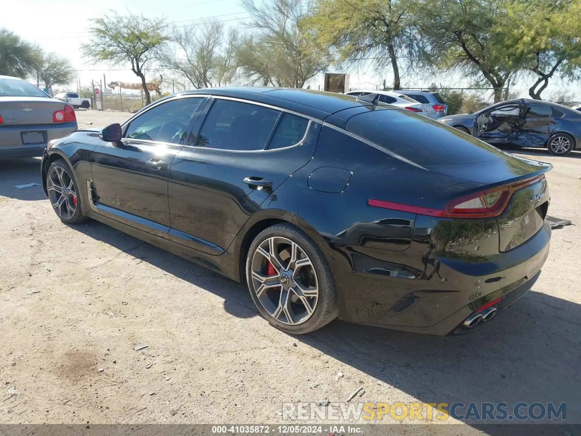 3 Photograph of a damaged car KNAE55LC3M6089699 KIA STINGER 2021