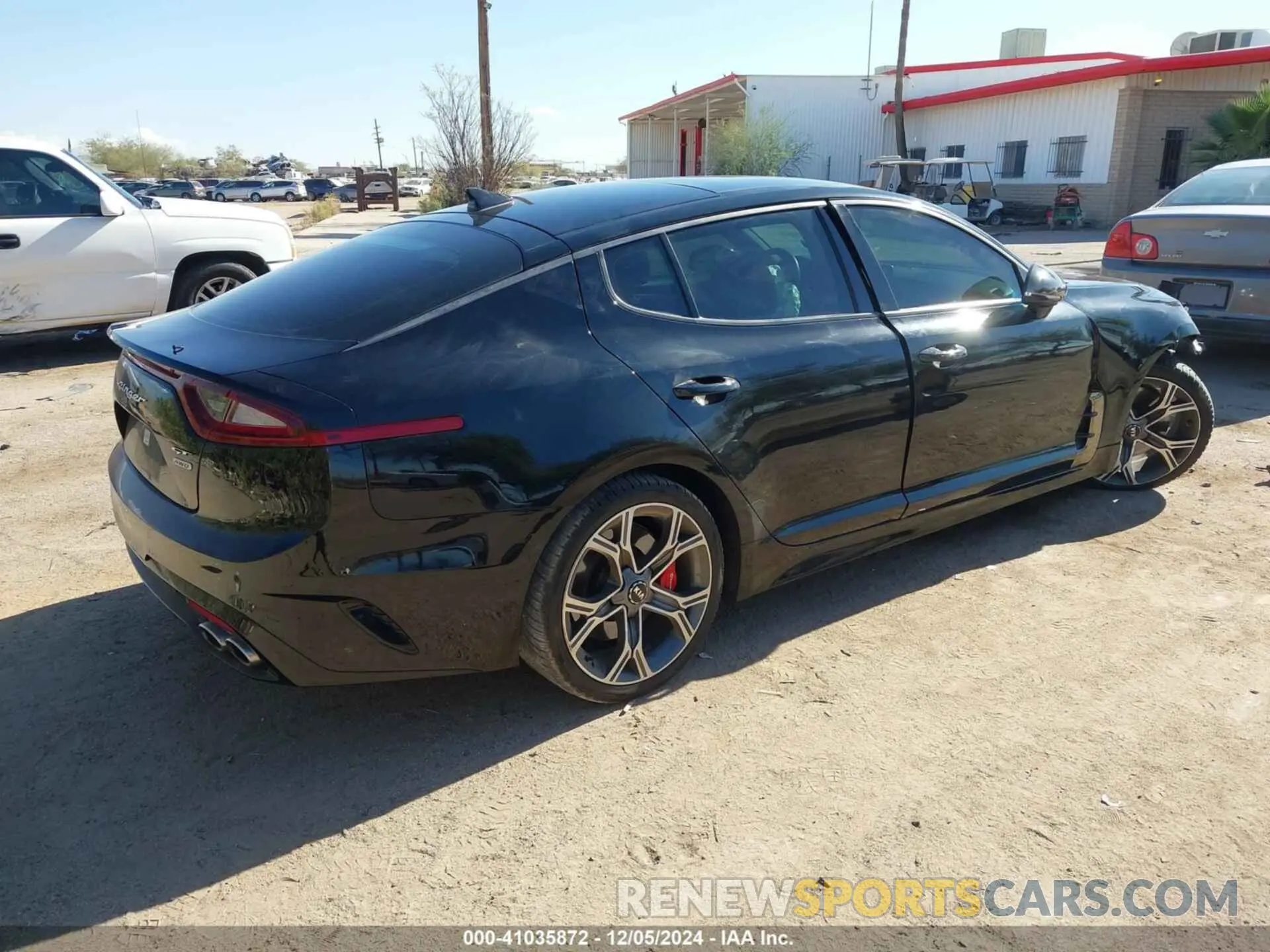 4 Photograph of a damaged car KNAE55LC3M6089699 KIA STINGER 2021