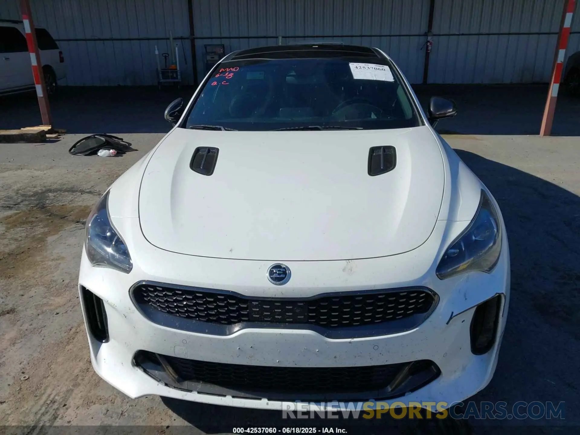 11 Фотография поврежденного автомобиля KNAE55LC3M6089816 KIA STINGER 2021