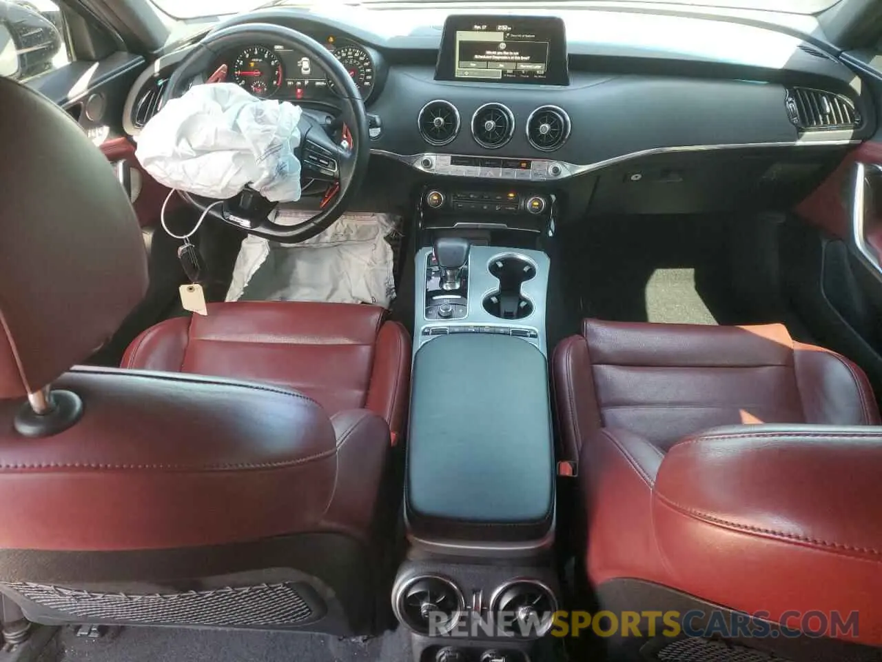8 Фотография поврежденного автомобиля KNAE55LC4M6088562 KIA STINGER 2021