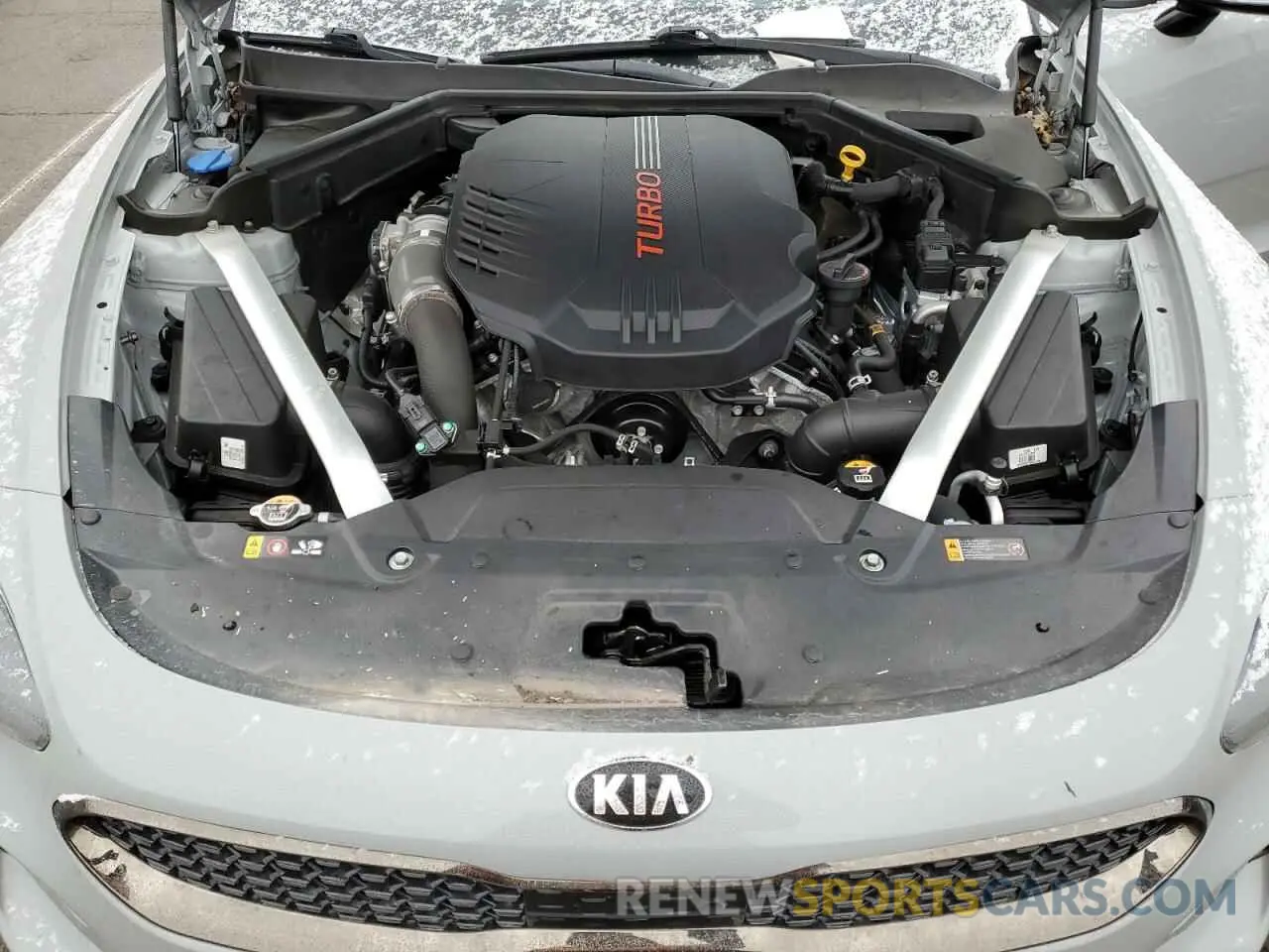 11 Photograph of a damaged car KNAE55LCXM6091420 KIA STINGER 2021