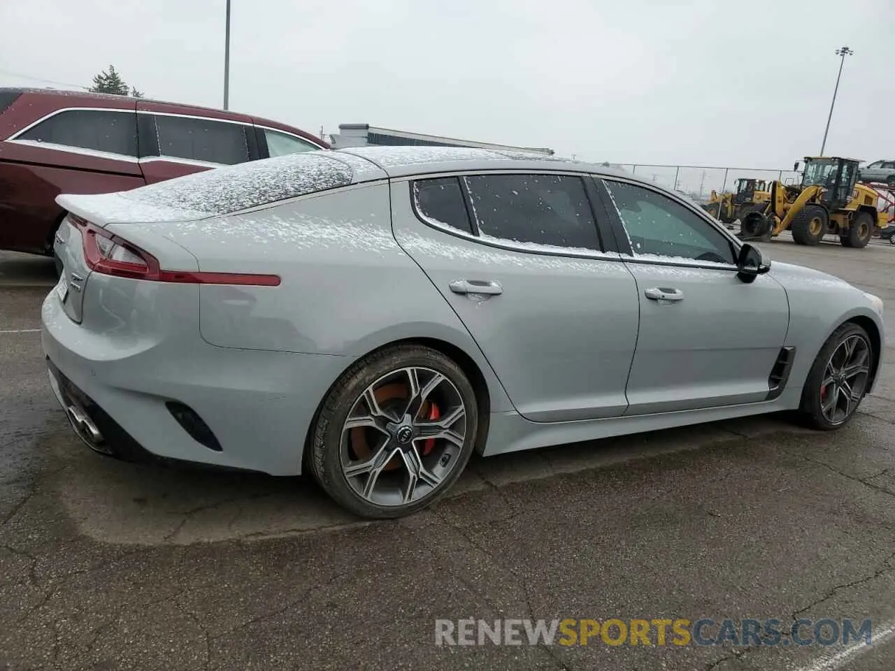 3 Photograph of a damaged car KNAE55LCXM6091420 KIA STINGER 2021