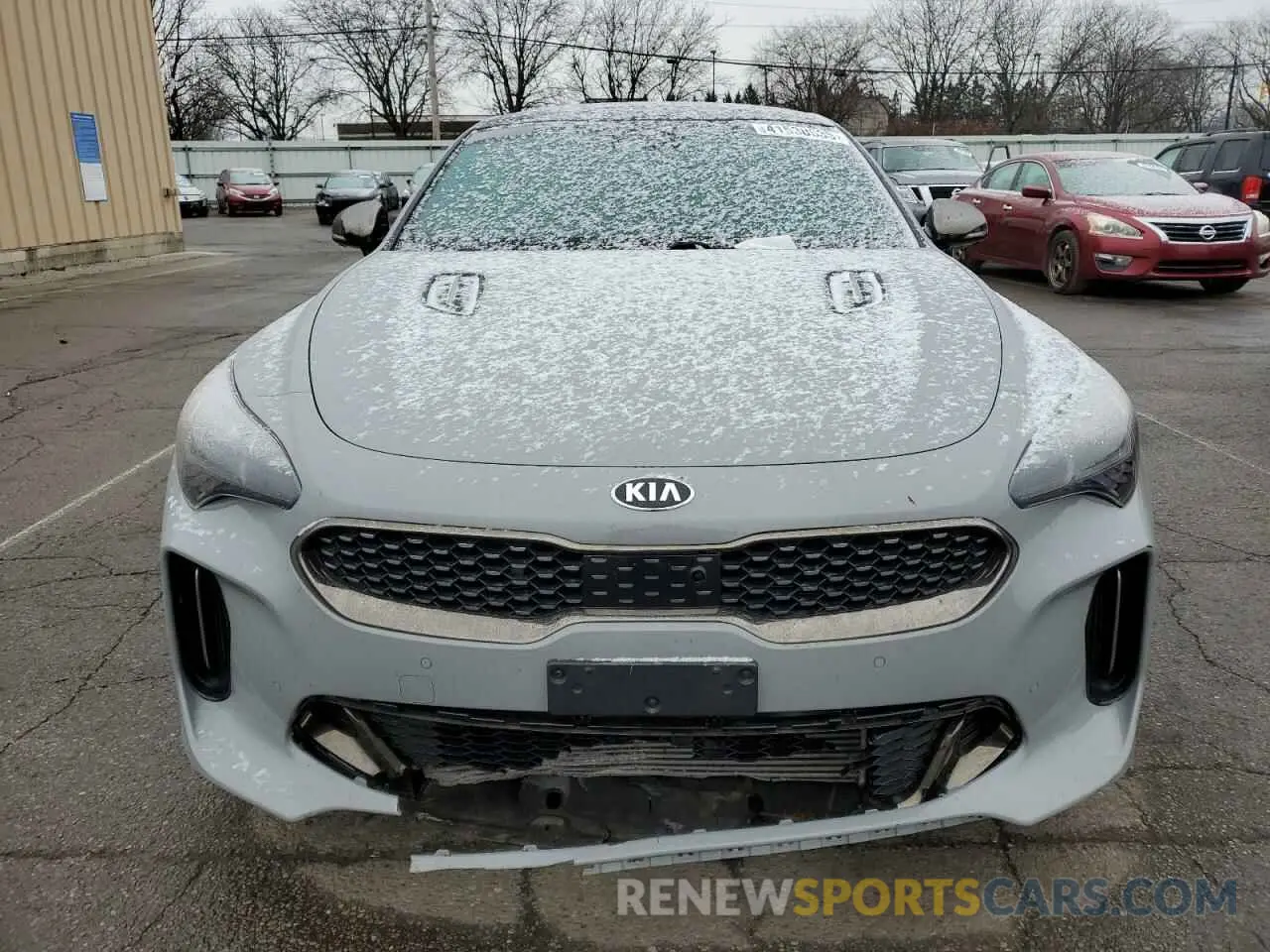 5 Photograph of a damaged car KNAE55LCXM6091420 KIA STINGER 2021