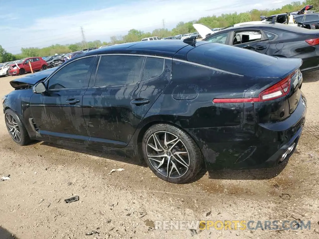 2 Фотография поврежденного автомобиля KNAE35LD0N6116275 KIA STINGER 2022