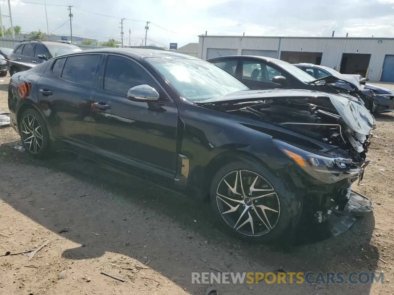 4 Фотография поврежденного автомобиля KNAE35LD0N6116275 KIA STINGER 2022
