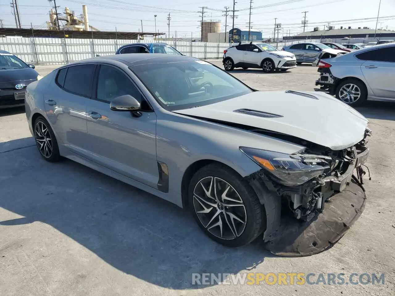 4 Photograph of a damaged car KNAE35LD0N6116762 KIA STINGER 2022