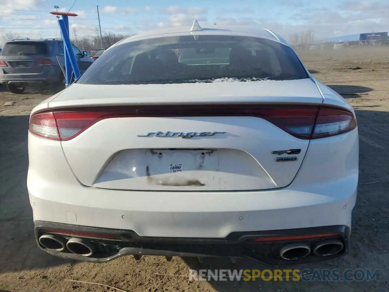 6 Photograph of a damaged car KNAE35LD3N6100930 KIA STINGER 2022