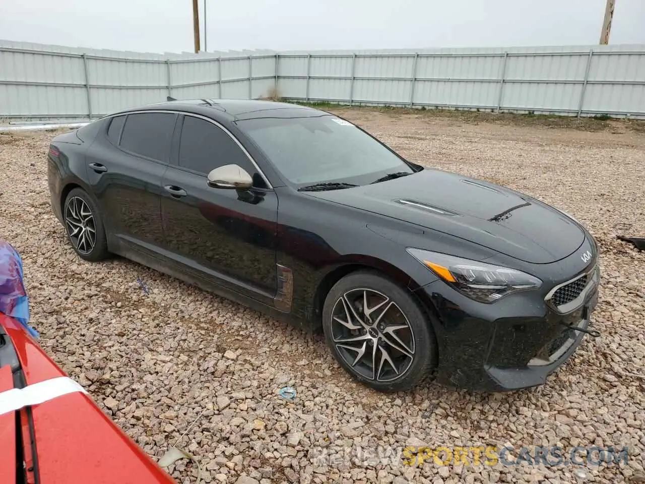 4 Photograph of a damaged car KNAE35LD3N6110325 KIA STINGER 2022