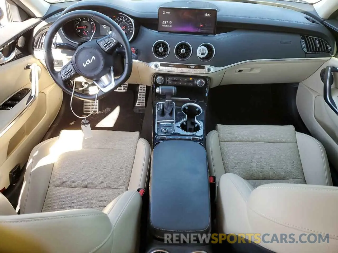 8 Фотография поврежденного автомобиля KNAE35LD4N6113430 KIA STINGER 2022