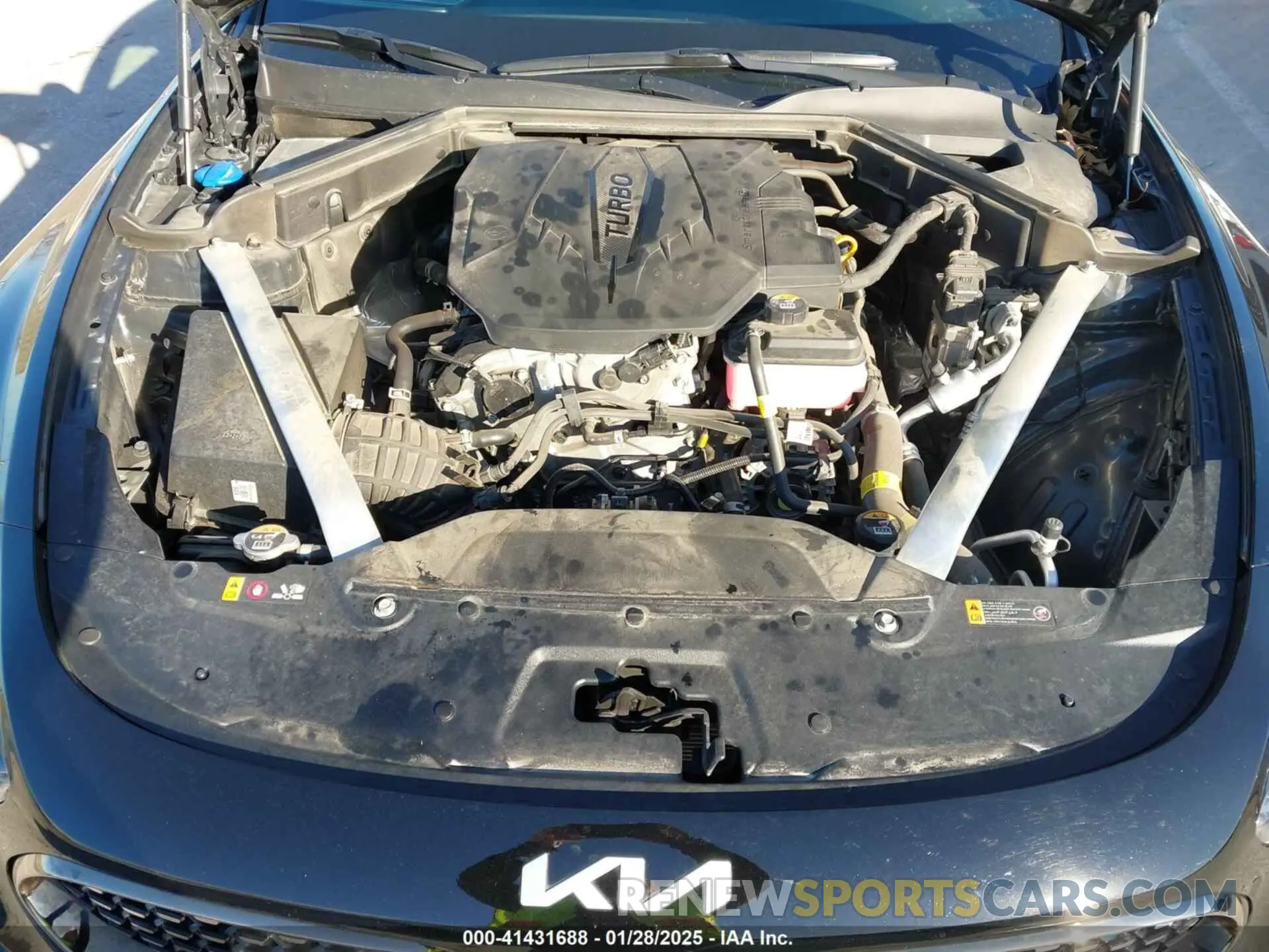 10 Photograph of a damaged car KNAE35LD5N6117597 KIA STINGER 2022