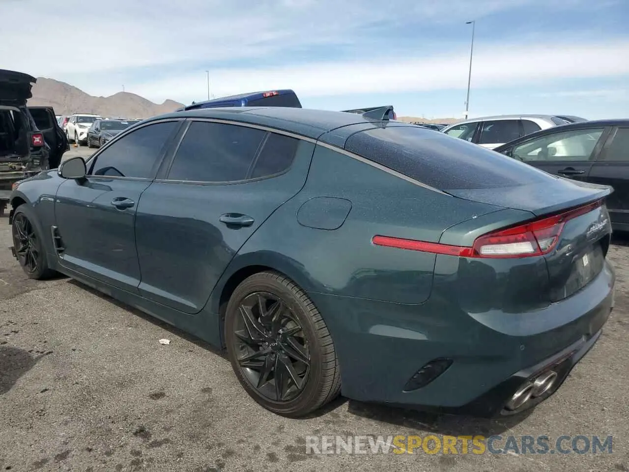 2 Photograph of a damaged car KNAE35LD8N6113477 KIA STINGER 2022