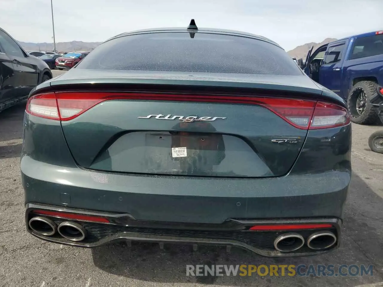 6 Photograph of a damaged car KNAE35LD8N6113477 KIA STINGER 2022