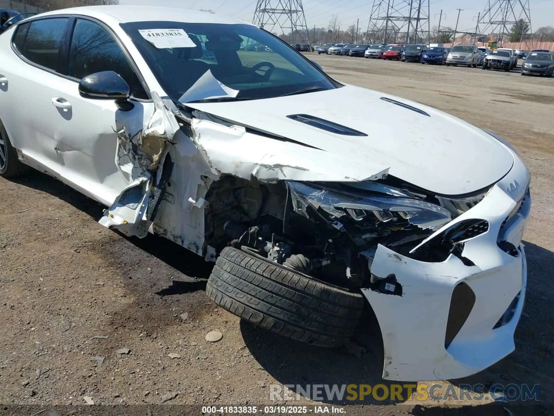 6 Фотография поврежденного автомобиля KNAE35LD9N6116078 KIA STINGER 2022