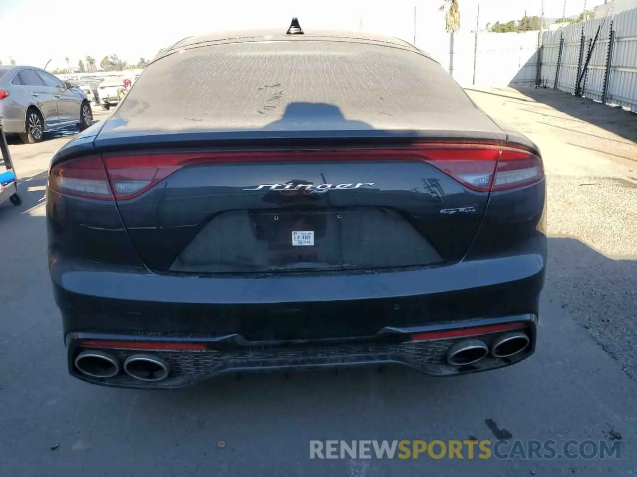6 Photograph of a damaged car KNAE35LD9N6117117 KIA STINGER 2022