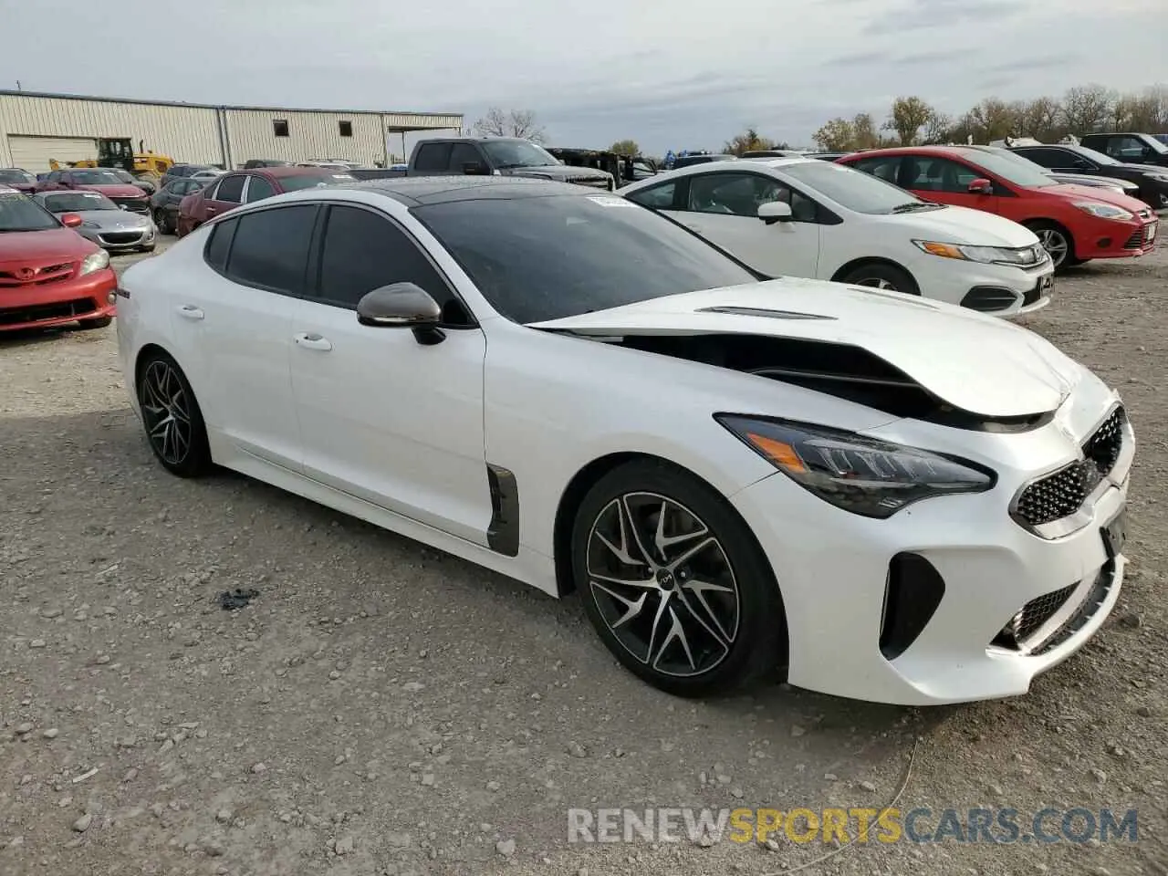 4 Photograph of a damaged car KNAE35LDXN6103341 KIA STINGER 2022