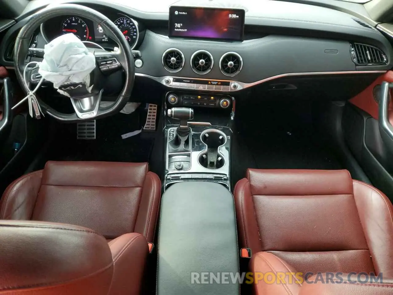 8 Photograph of a damaged car KNAE35LDXN6103341 KIA STINGER 2022