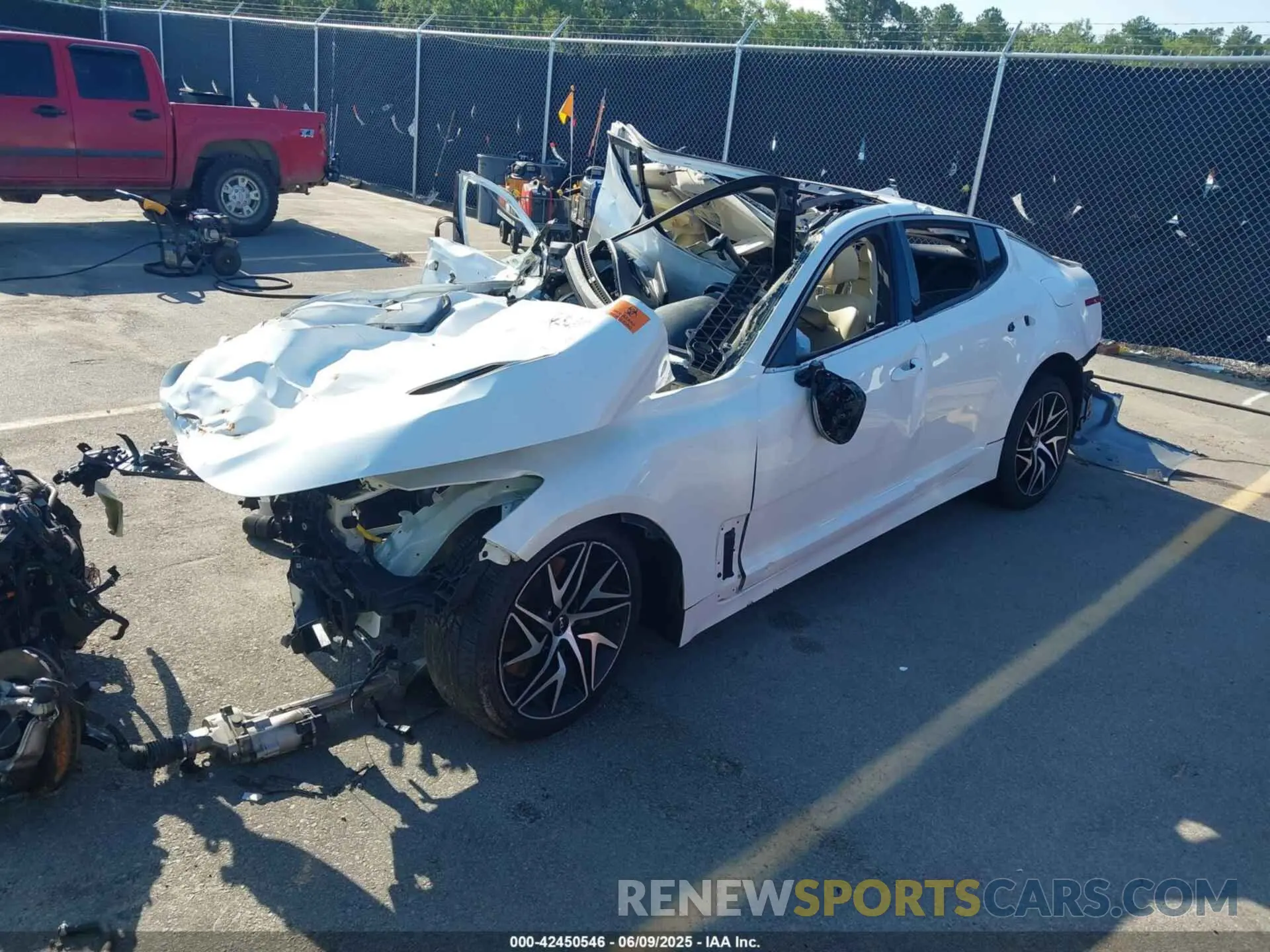 2 Photograph of a damaged car KNAE35LDXN6113254 KIA STINGER 2022