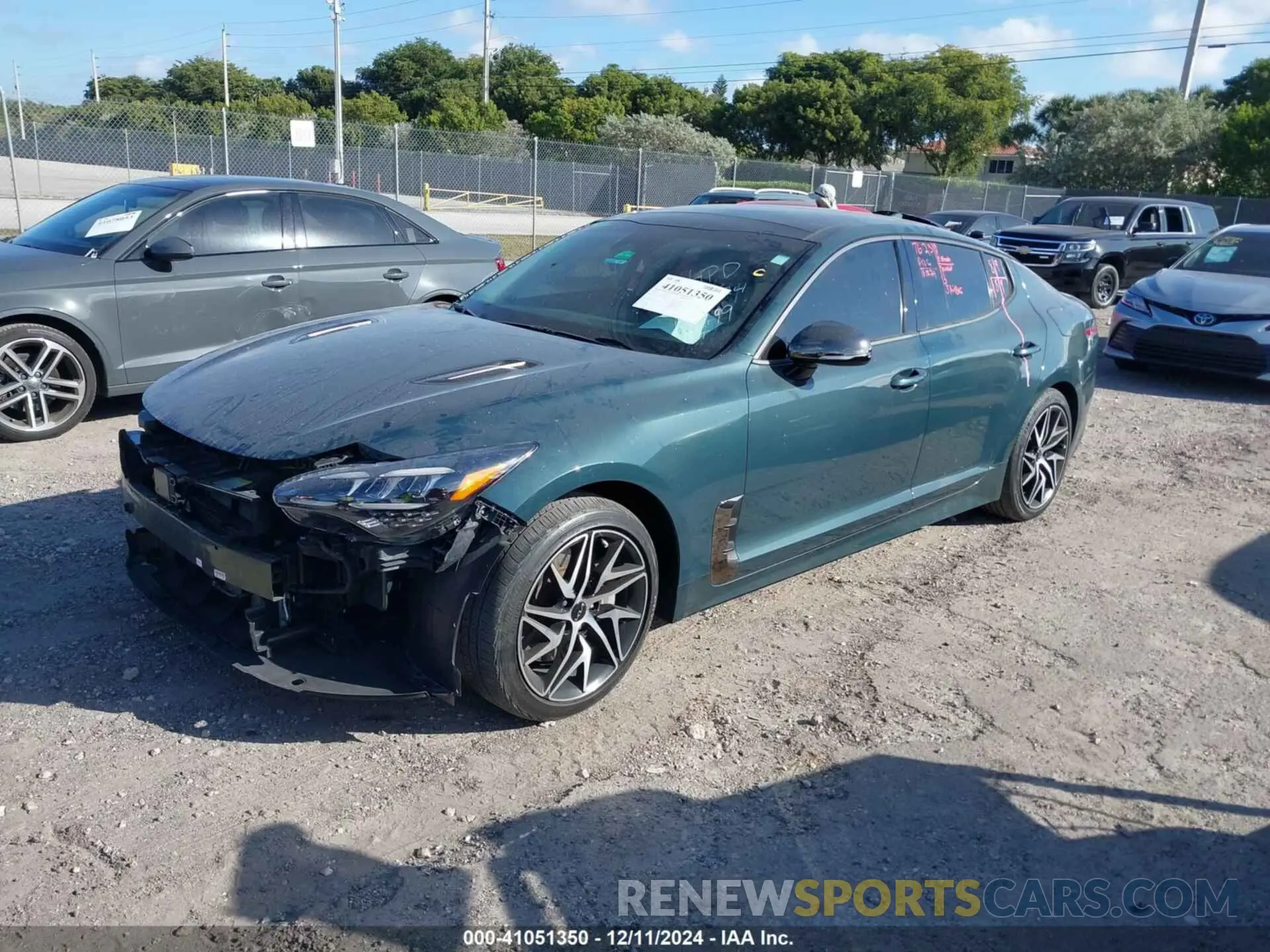2 Photograph of a damaged car KNAE35LDXN6116199 KIA STINGER 2022